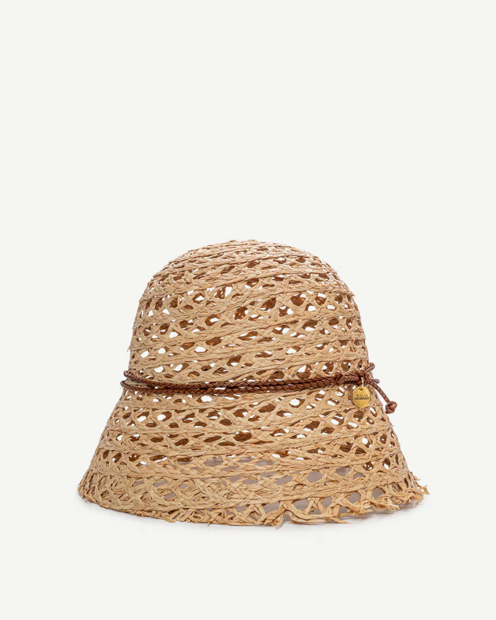 BUCKET HAT NATURAL STRAW