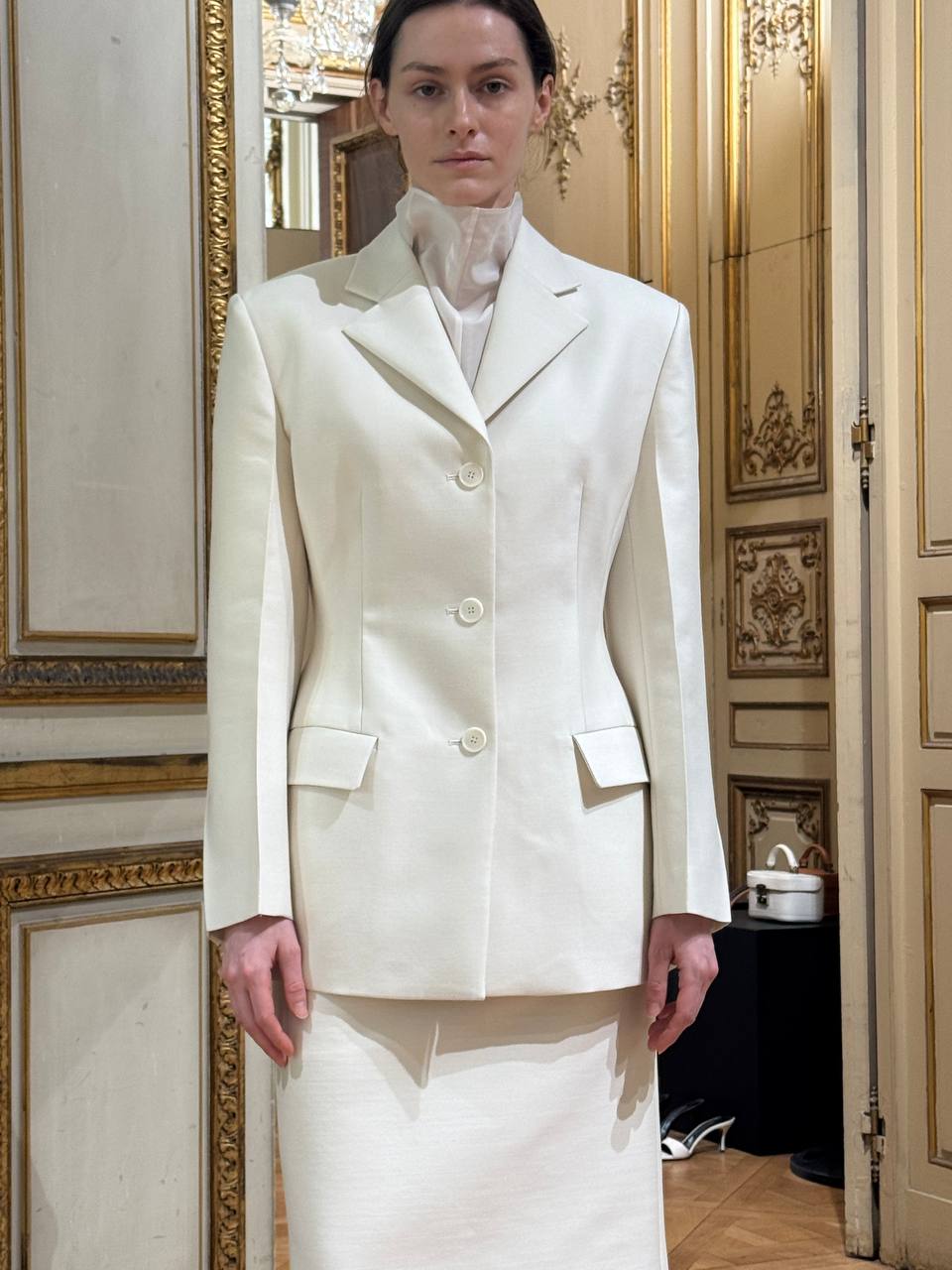 MADRID JACKET IN IVORY