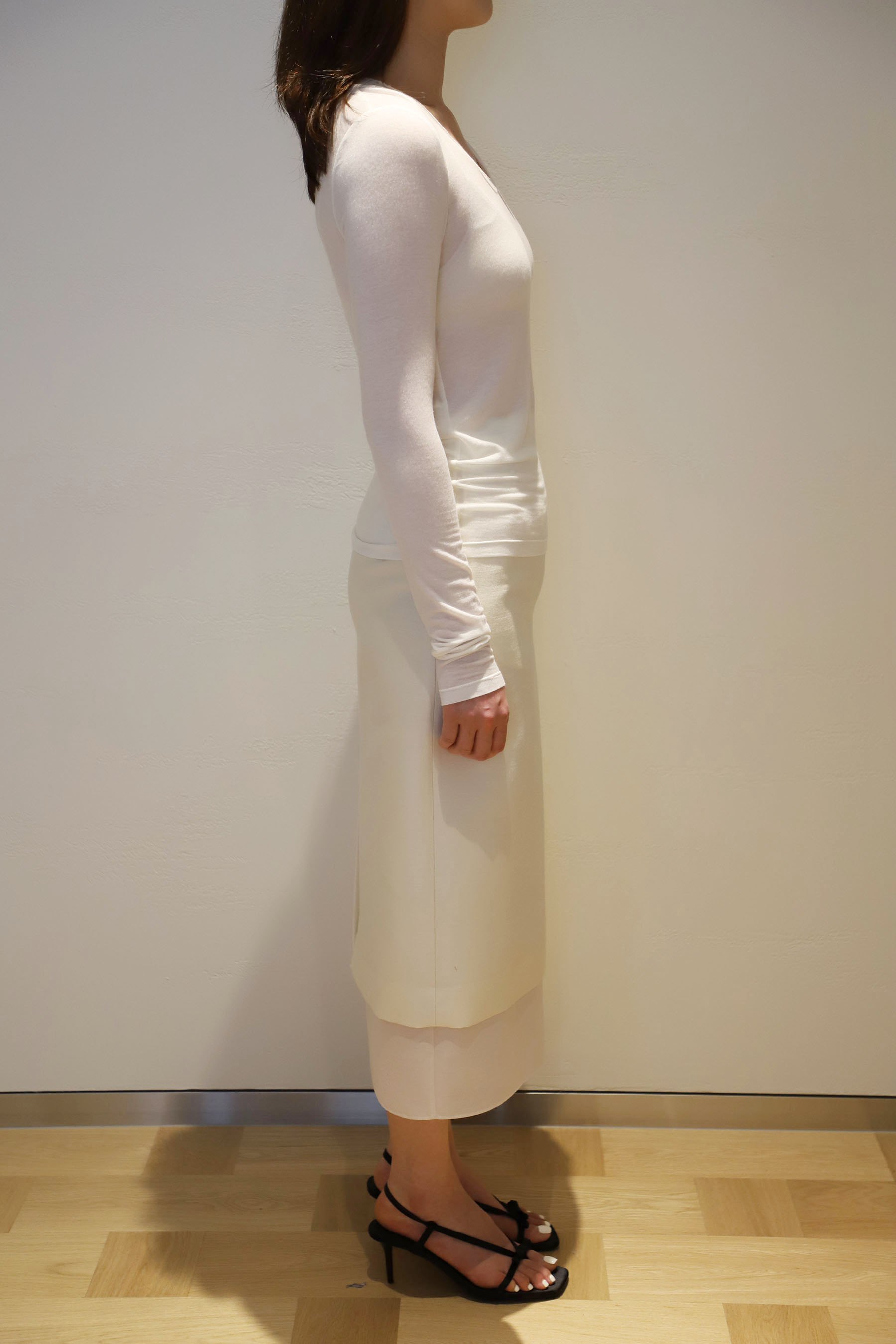 NUEVO SKIRT IN IVORY
