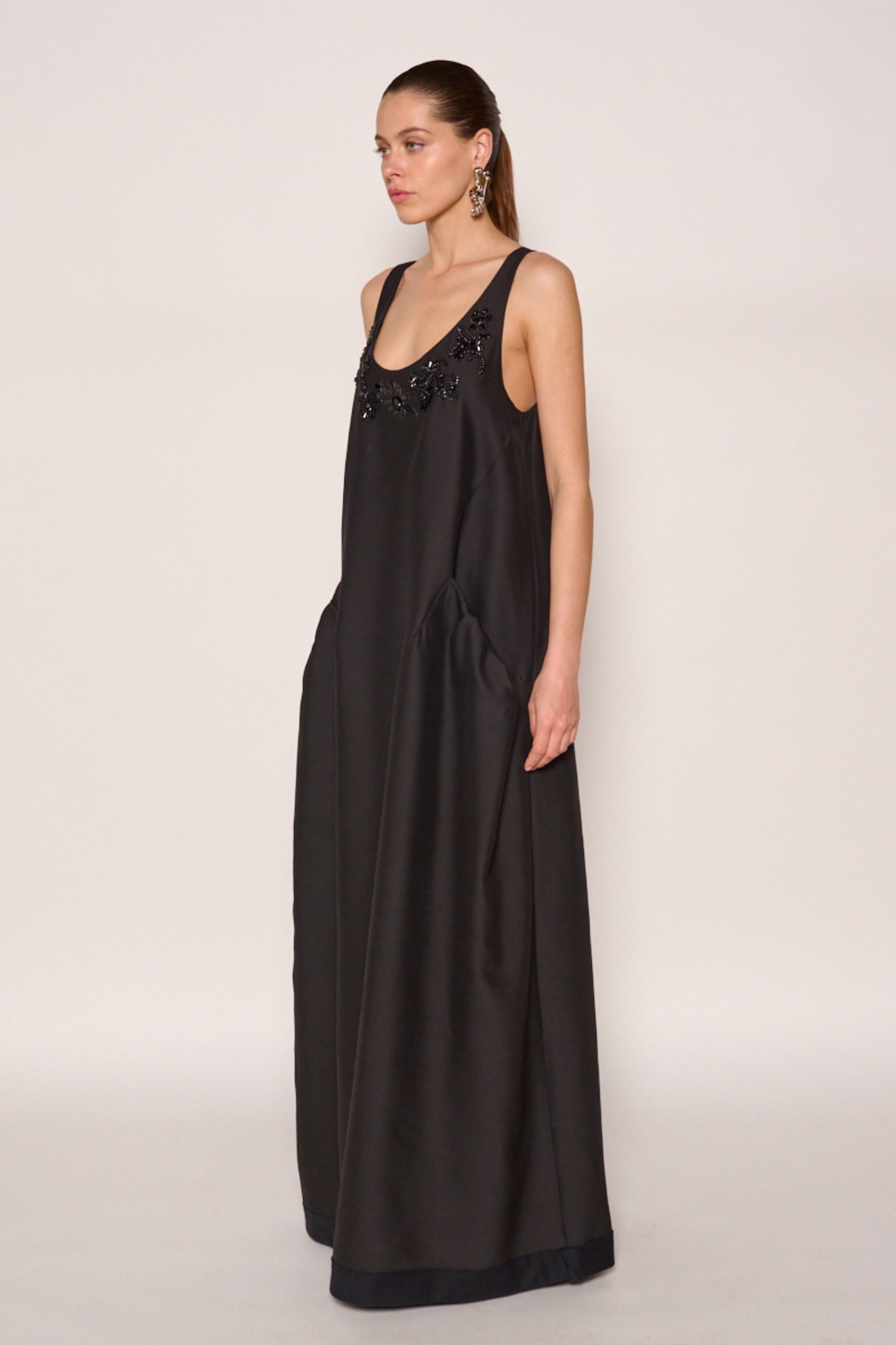 ROUNDED WOOL SILK