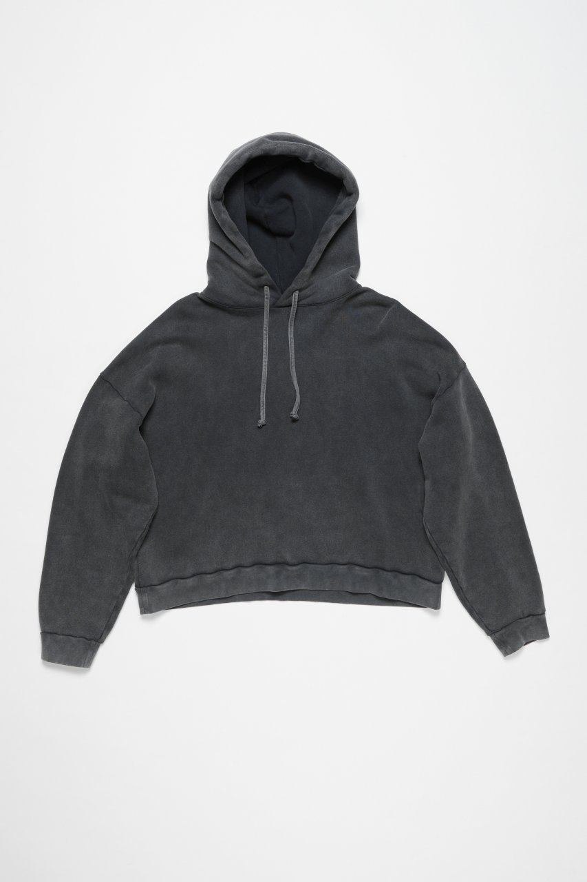 HOODED SWEATSHIRT IN FADED BLACK