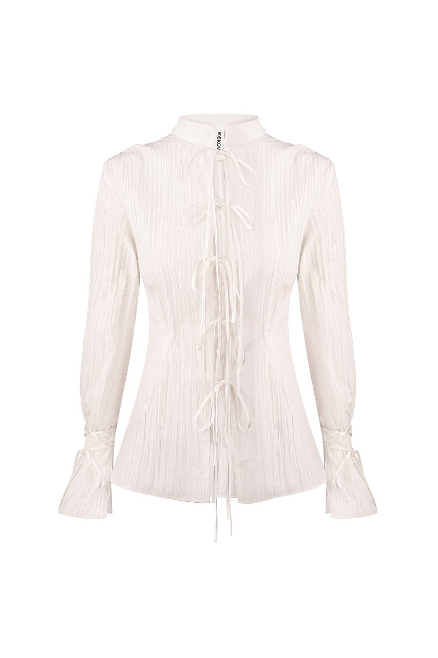 CRUSH COTTON BLOUSE