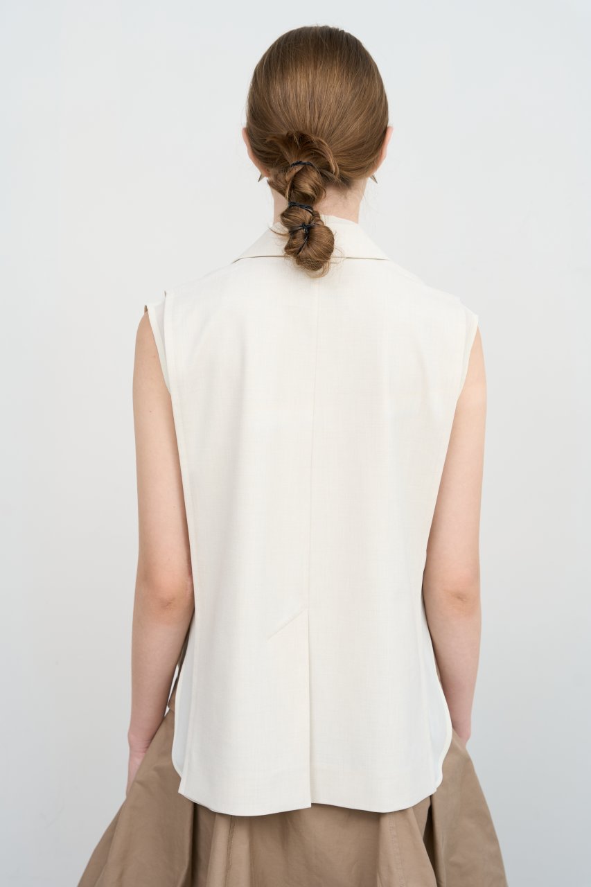 LAYERED TUCKED-HEM JACKET