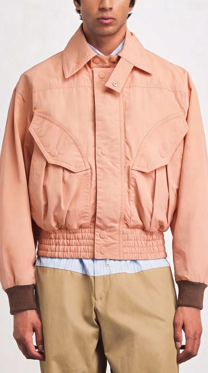 JACKET IN PEACH