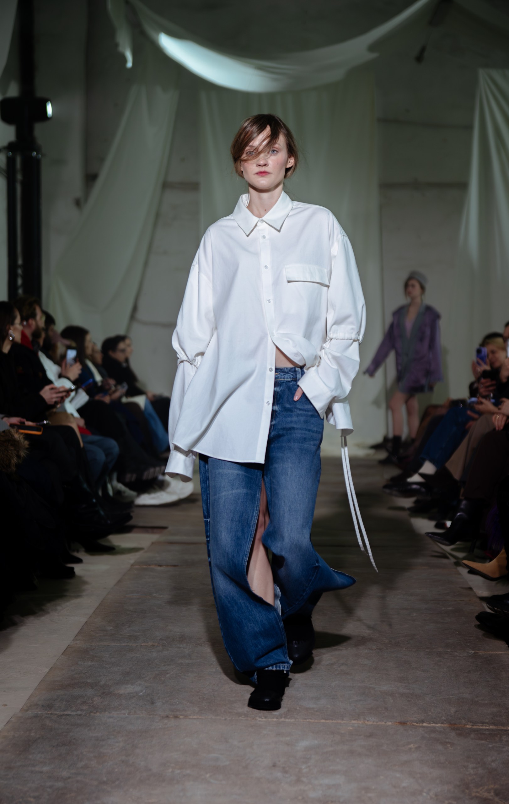 JEANS WITH MINK POCKETS