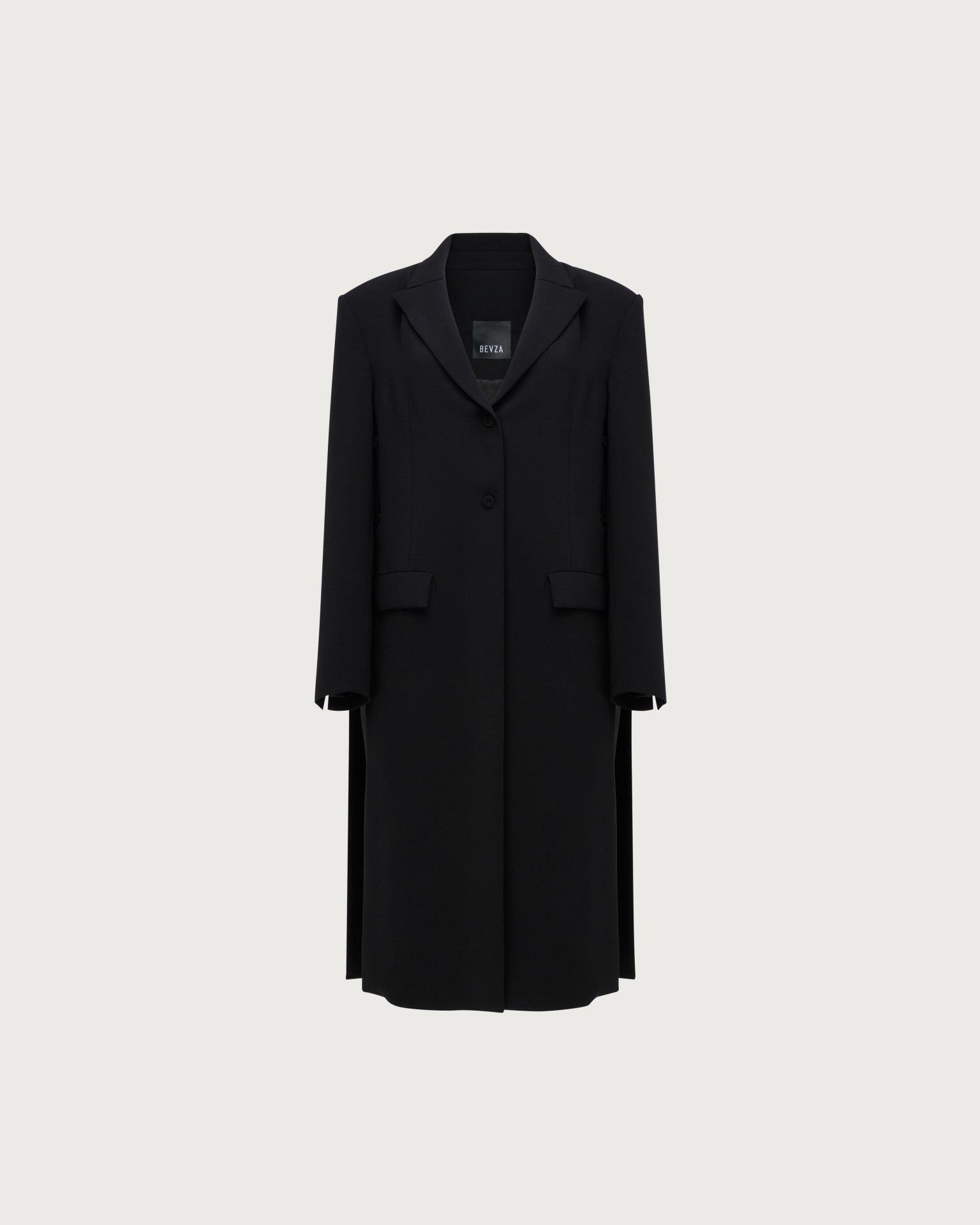 DECONSTRUCTED TRENCH IN BLACK