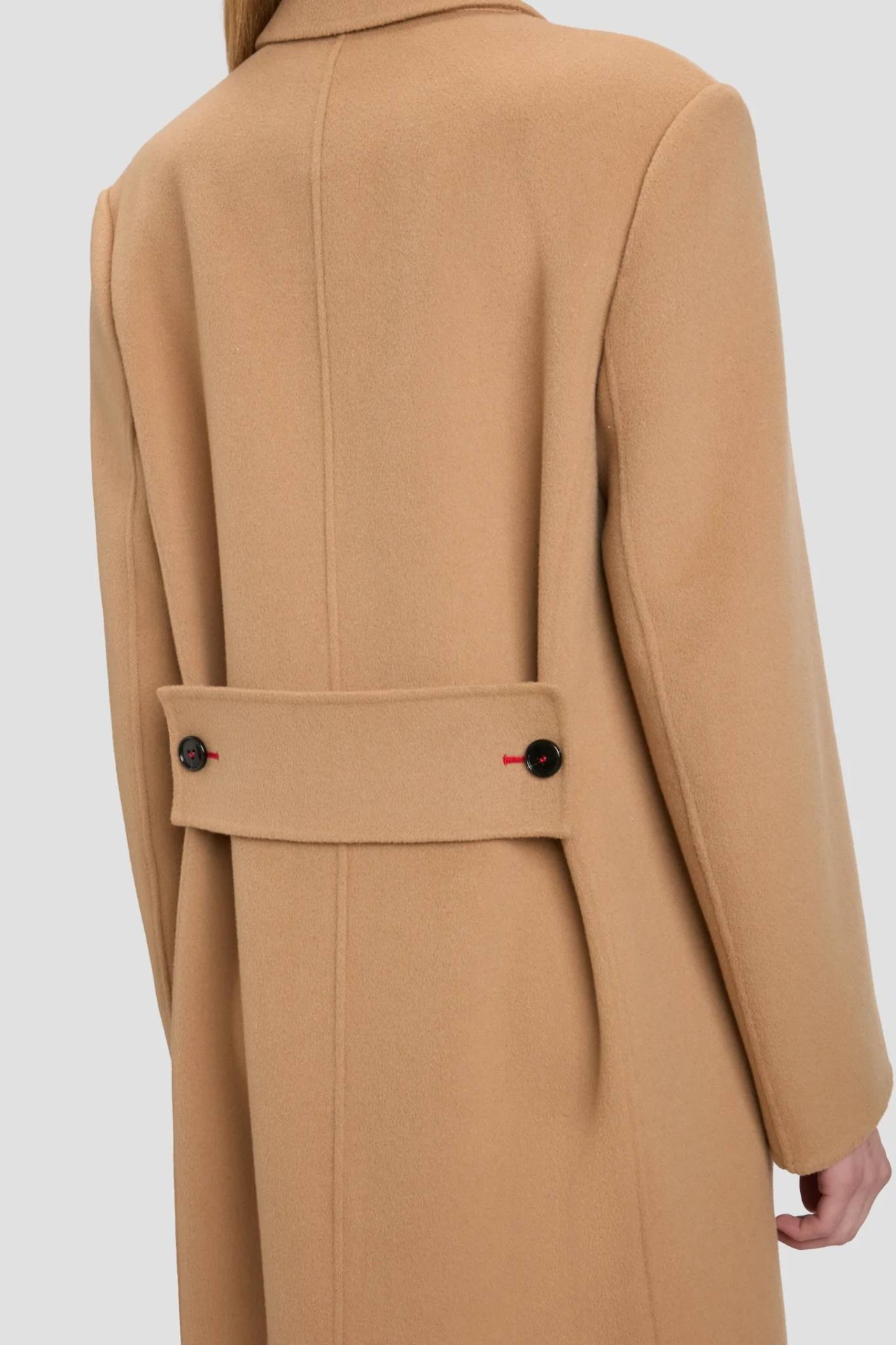 DOUBLE FACED OVERCOAT IN CAMEL