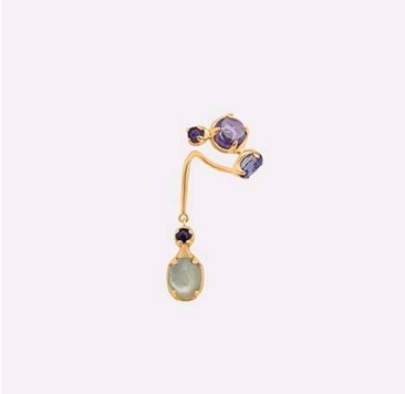DRIP PUNK EAR CUFF IN GOLD