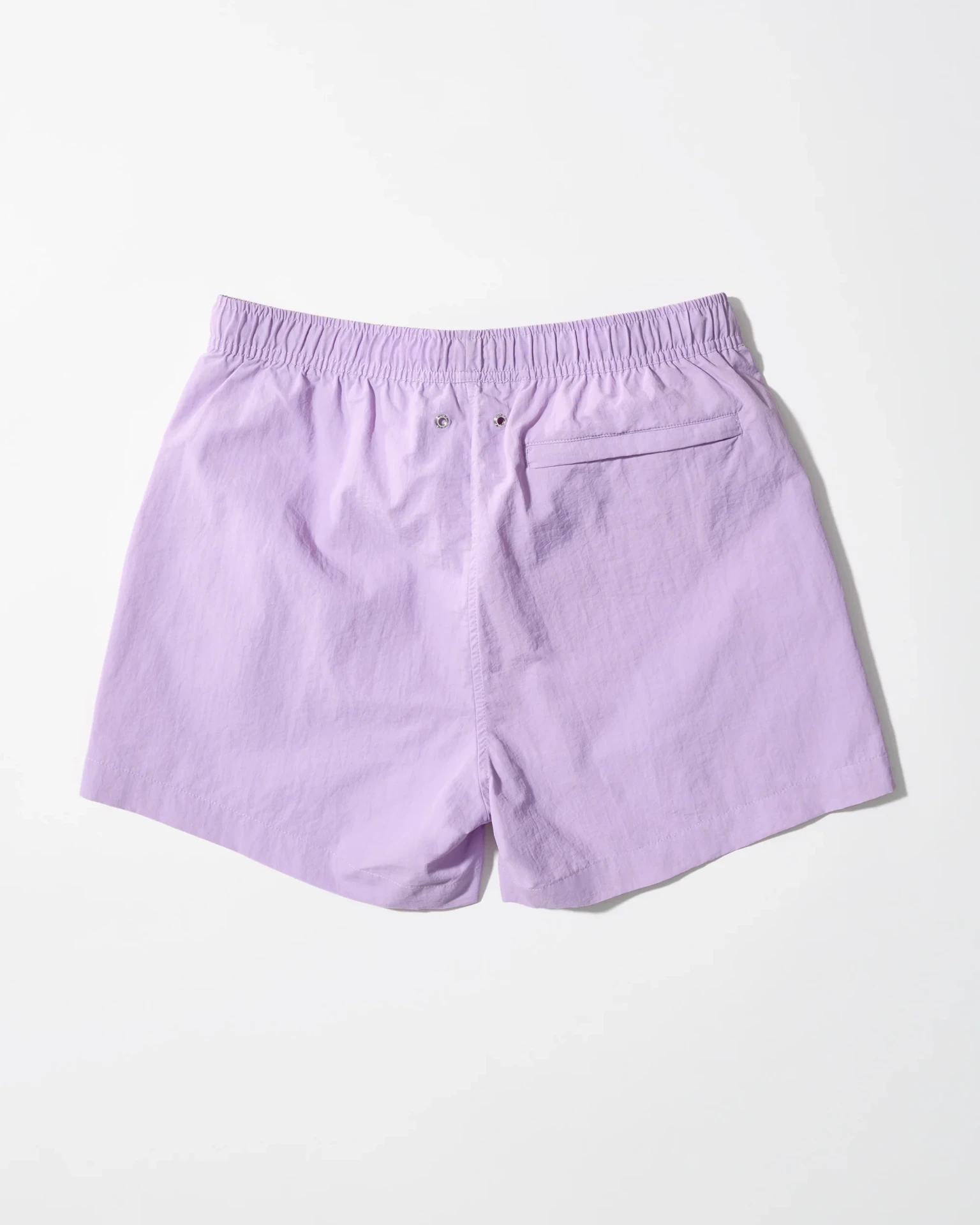 DRY	NYLON POPLIN SWIM TRUNKS IN LILAC