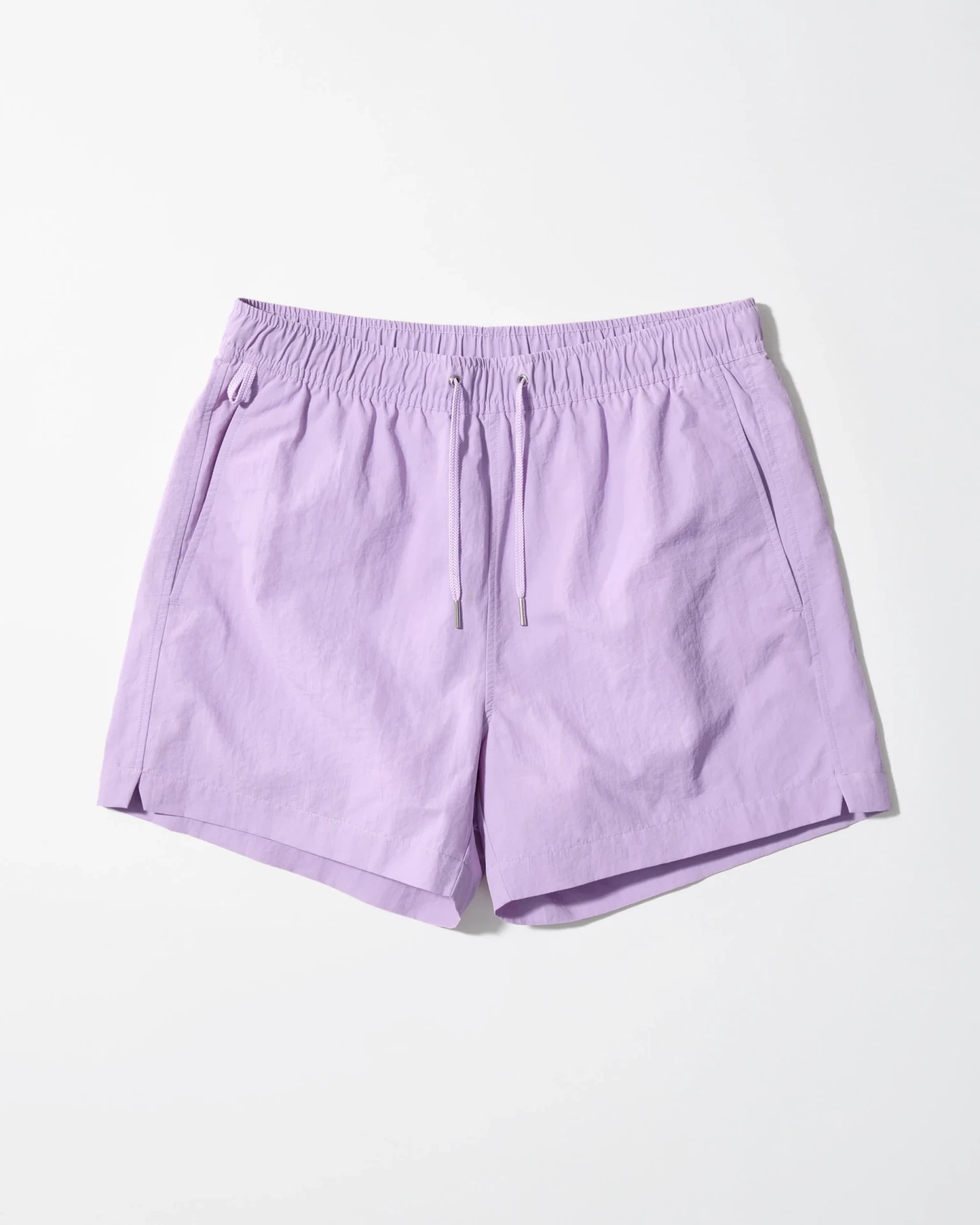DRY	NYLON POPLIN SWIM TRUNKS IN LILAC