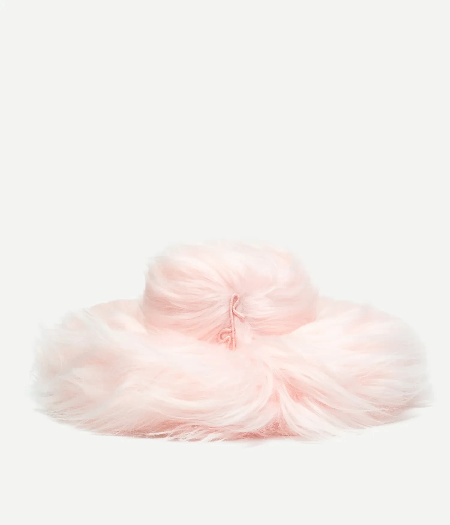 FAUX-FUR HAT IN SOFT PINK