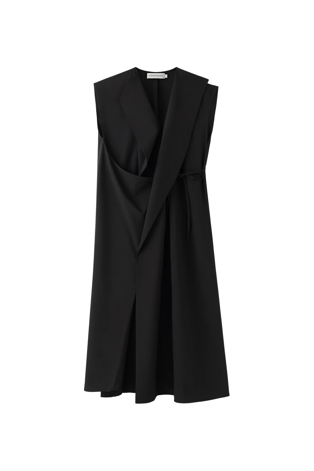 GELENE CONSTRUCTED DRESS IN BLACK