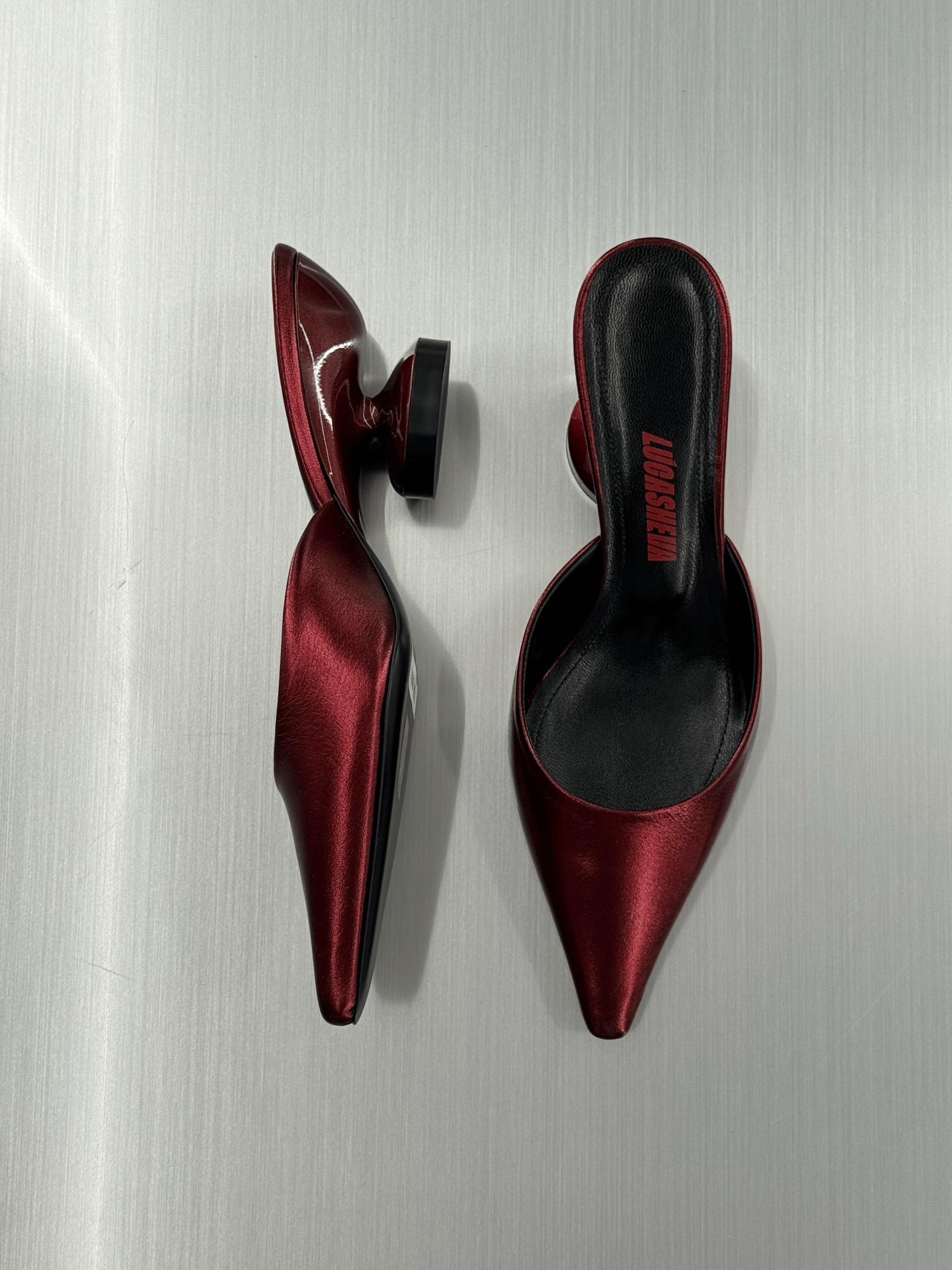 GIORGIA MULES IN BORDO NAPPA LEATHER