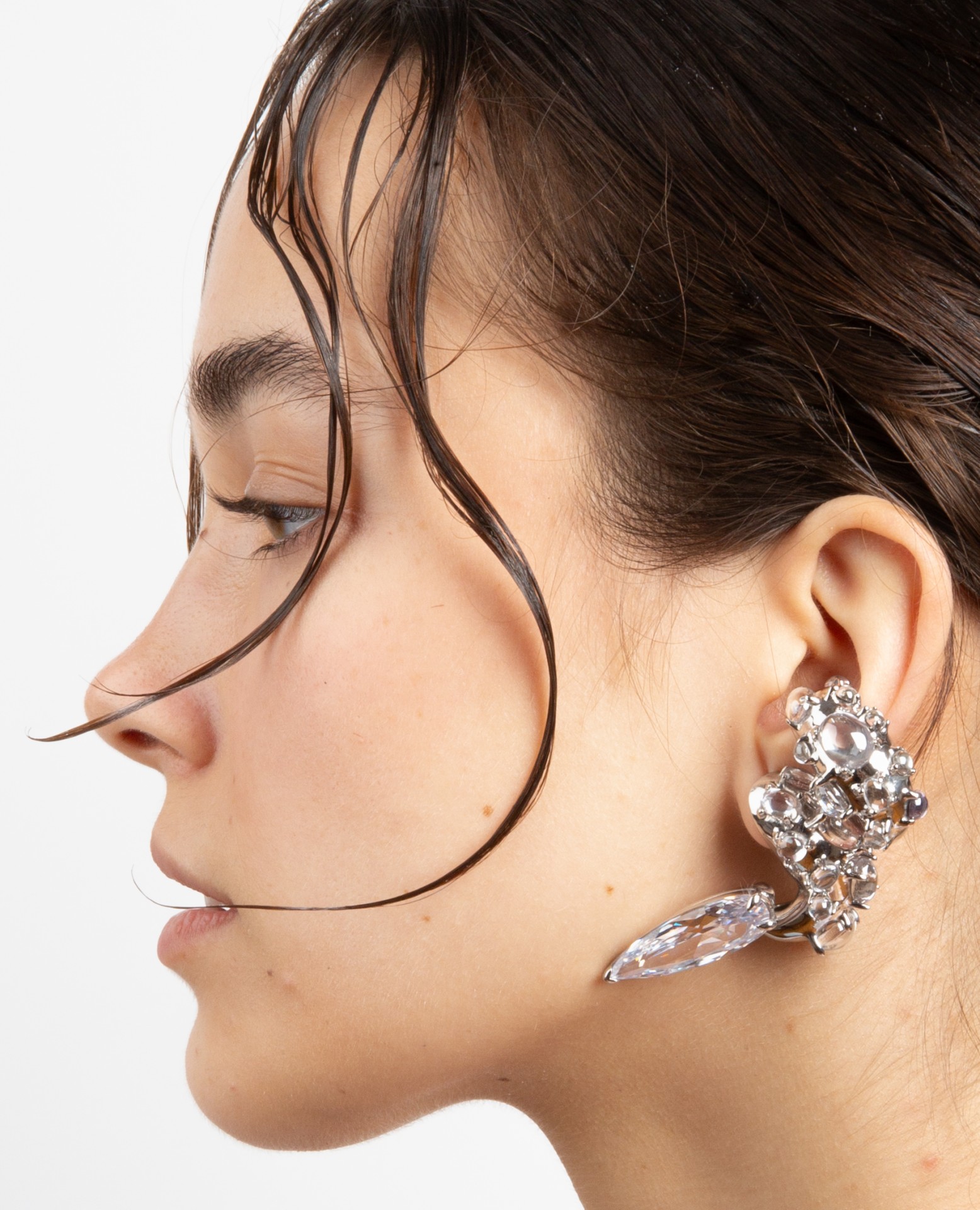 GOTHIKA MAXI ALIEN CLEAR EAR SET (LEFT)