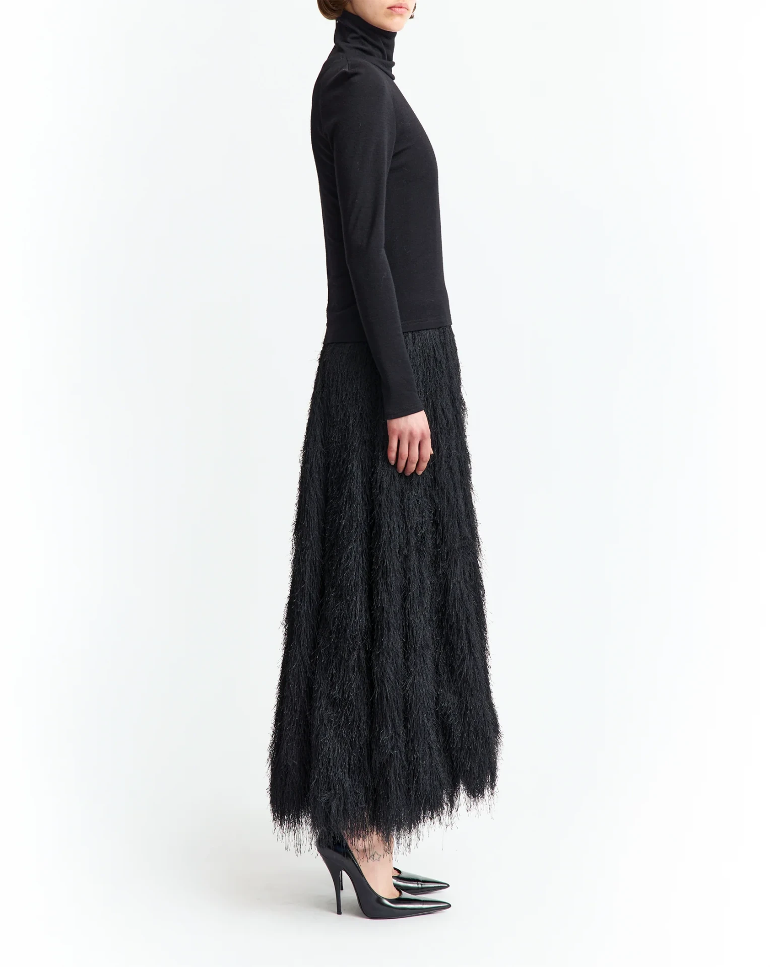 ITTA MIDI DRESS IN BLACK