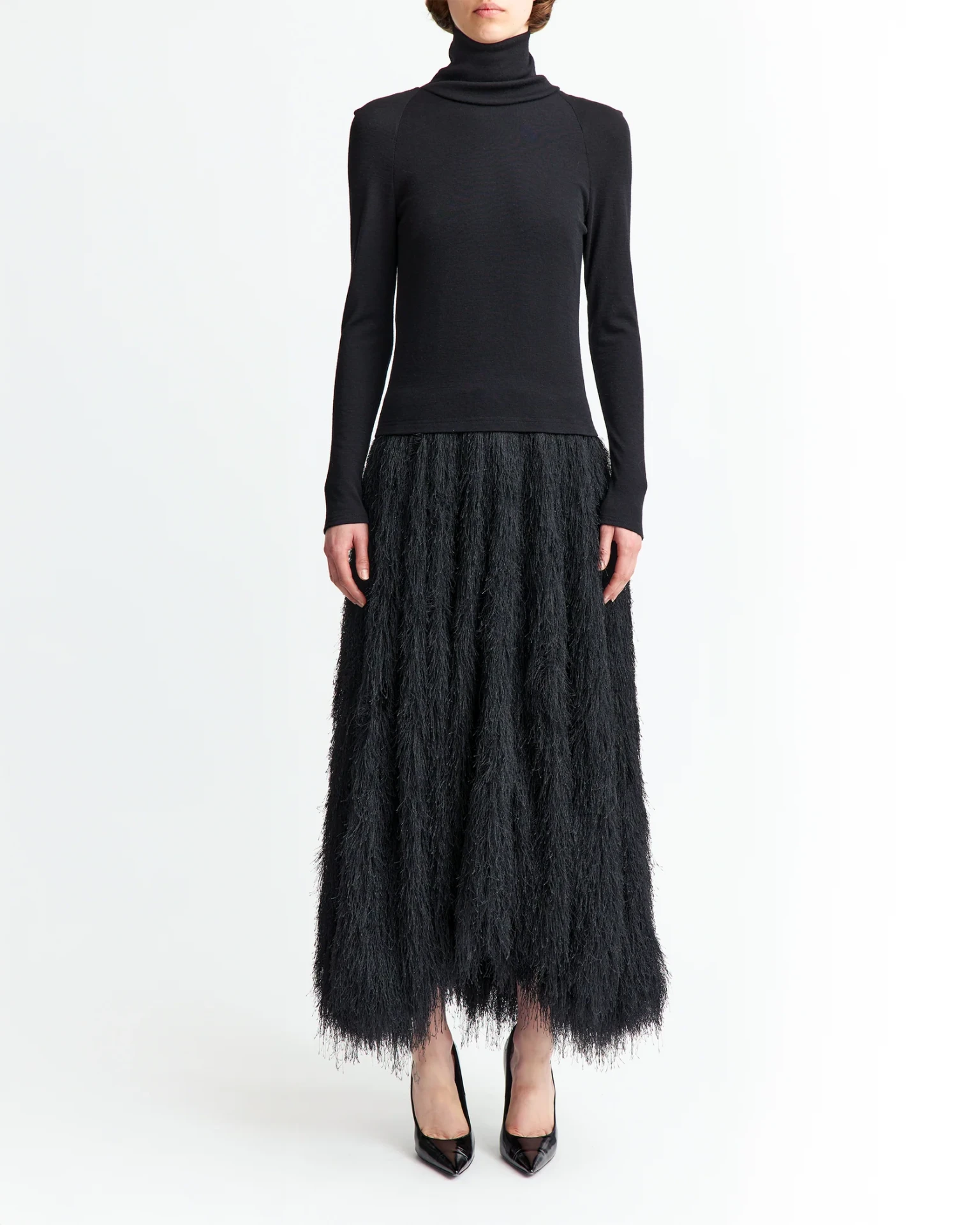 ITTA MIDI DRESS IN BLACK