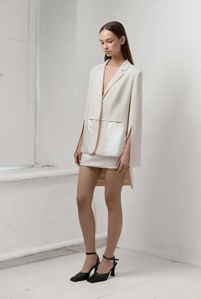 JACKET IN IVORY