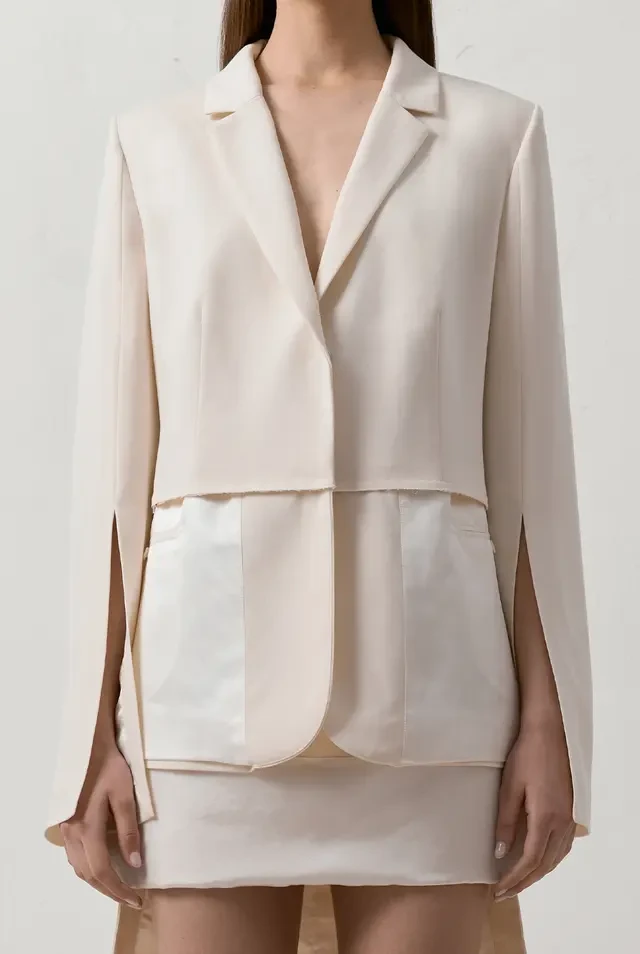JACKET IN IVORY