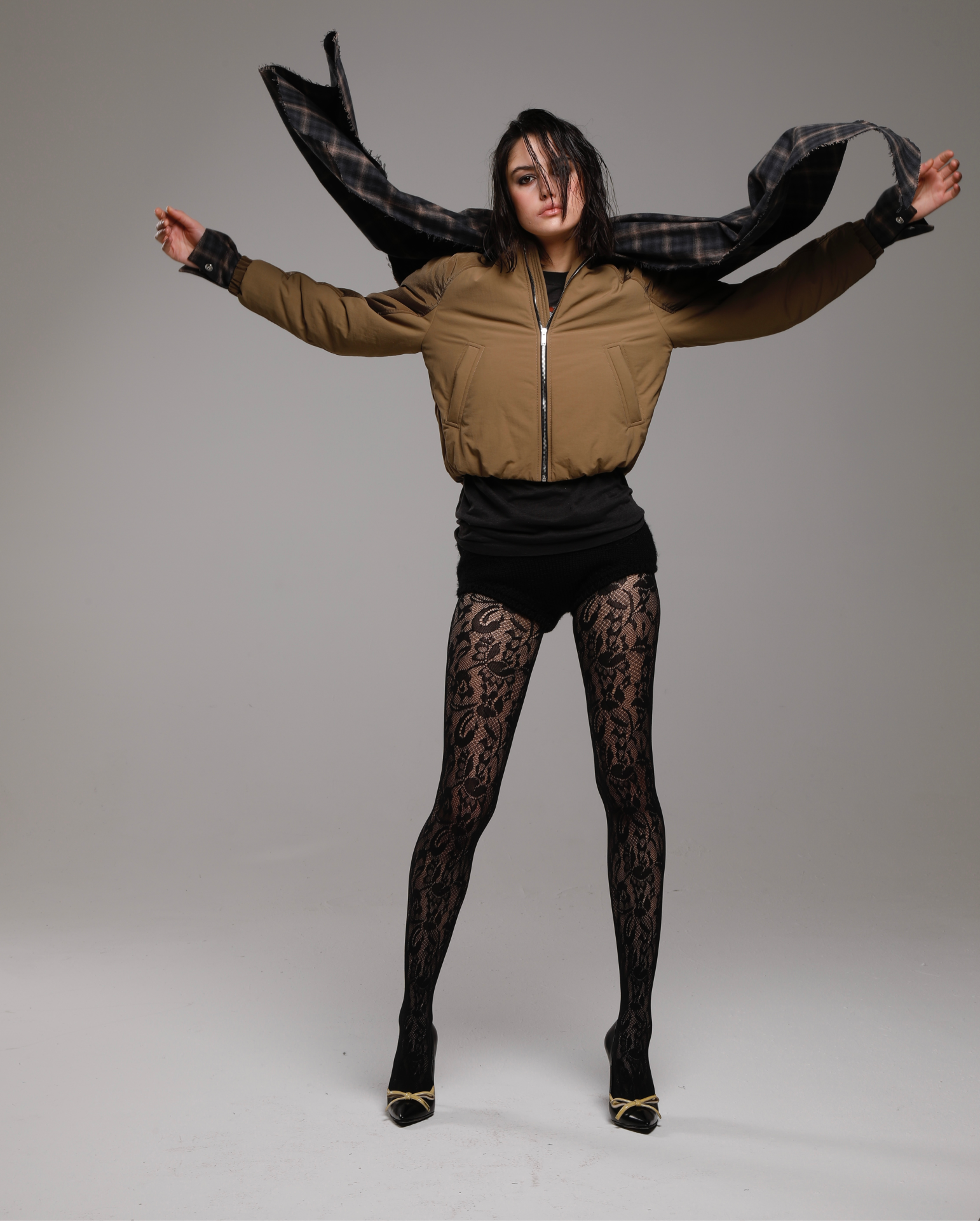 KRISTEN JACKET IN MEDAL BRONZE