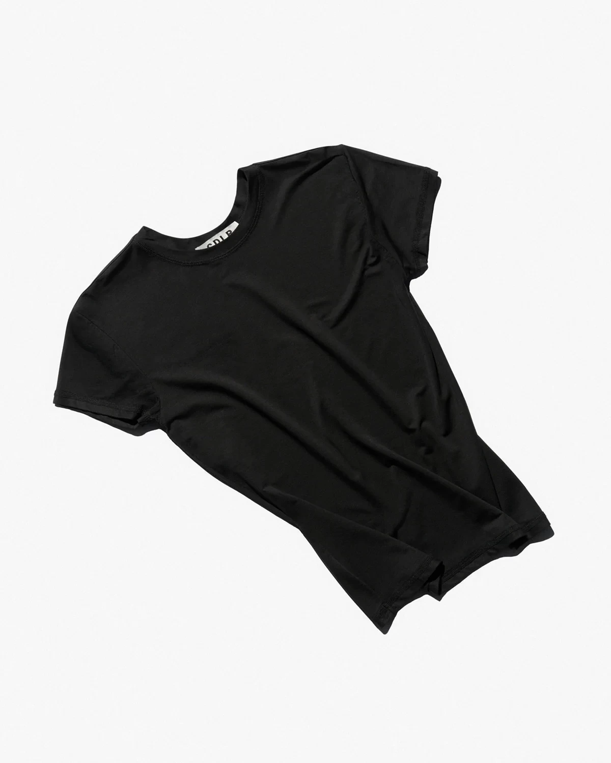 WOMEN LIGHTWEIGHT SHORT SLEEVE T-SHIRT IN BLACK