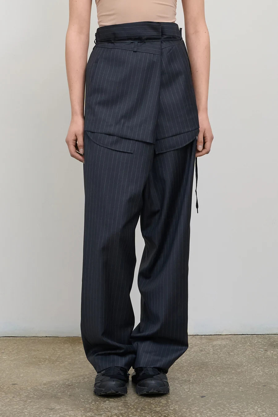 LILI PANTS WITH SKIRT IN GREY