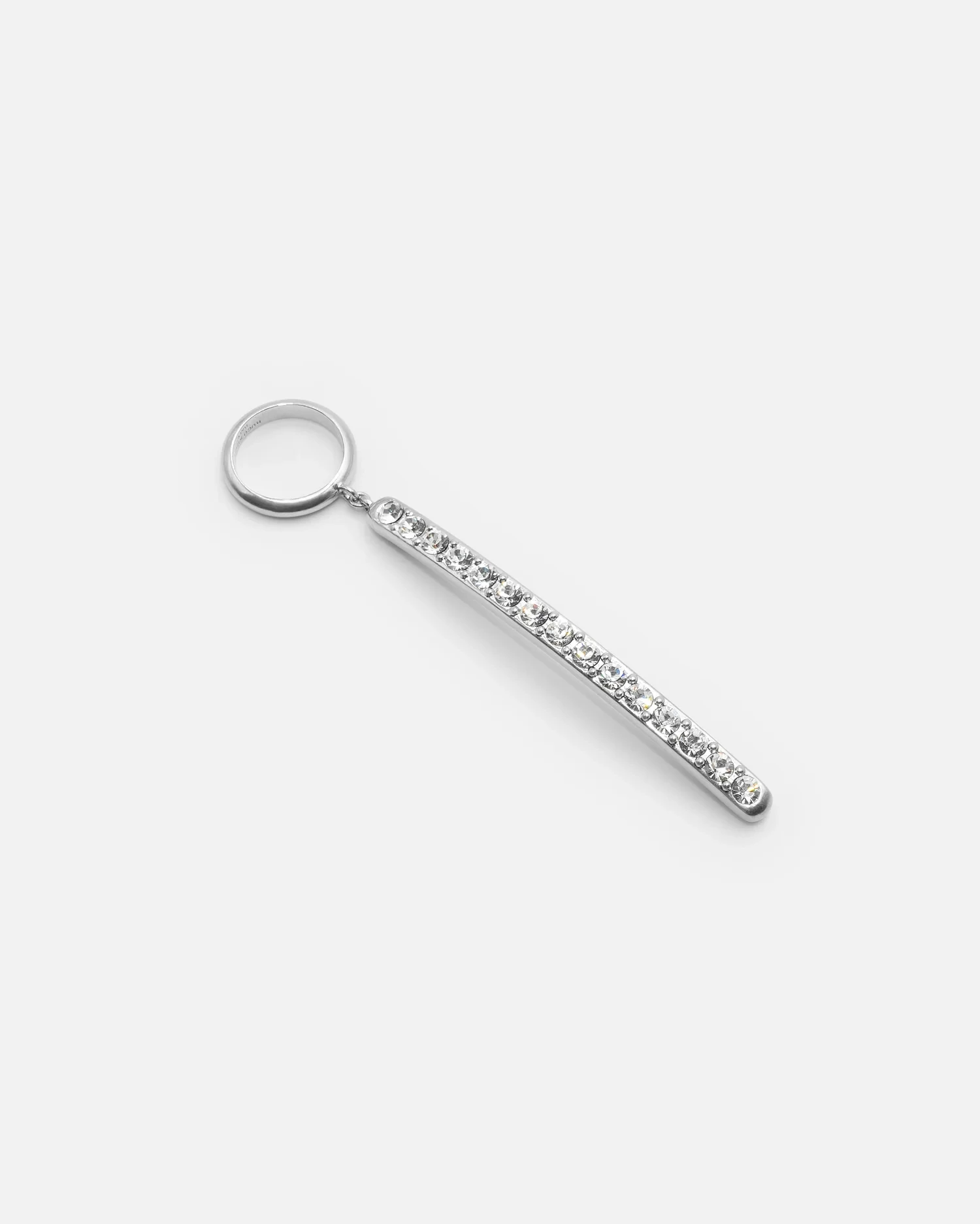 LINE RING IN SILVER