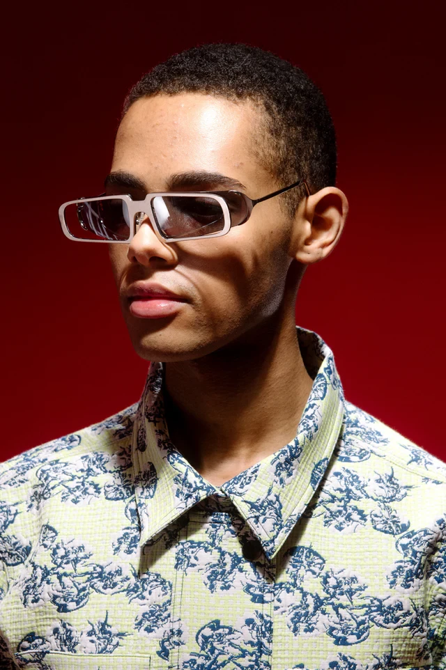 LINK SUNGLASSES IN SILVER BLACK