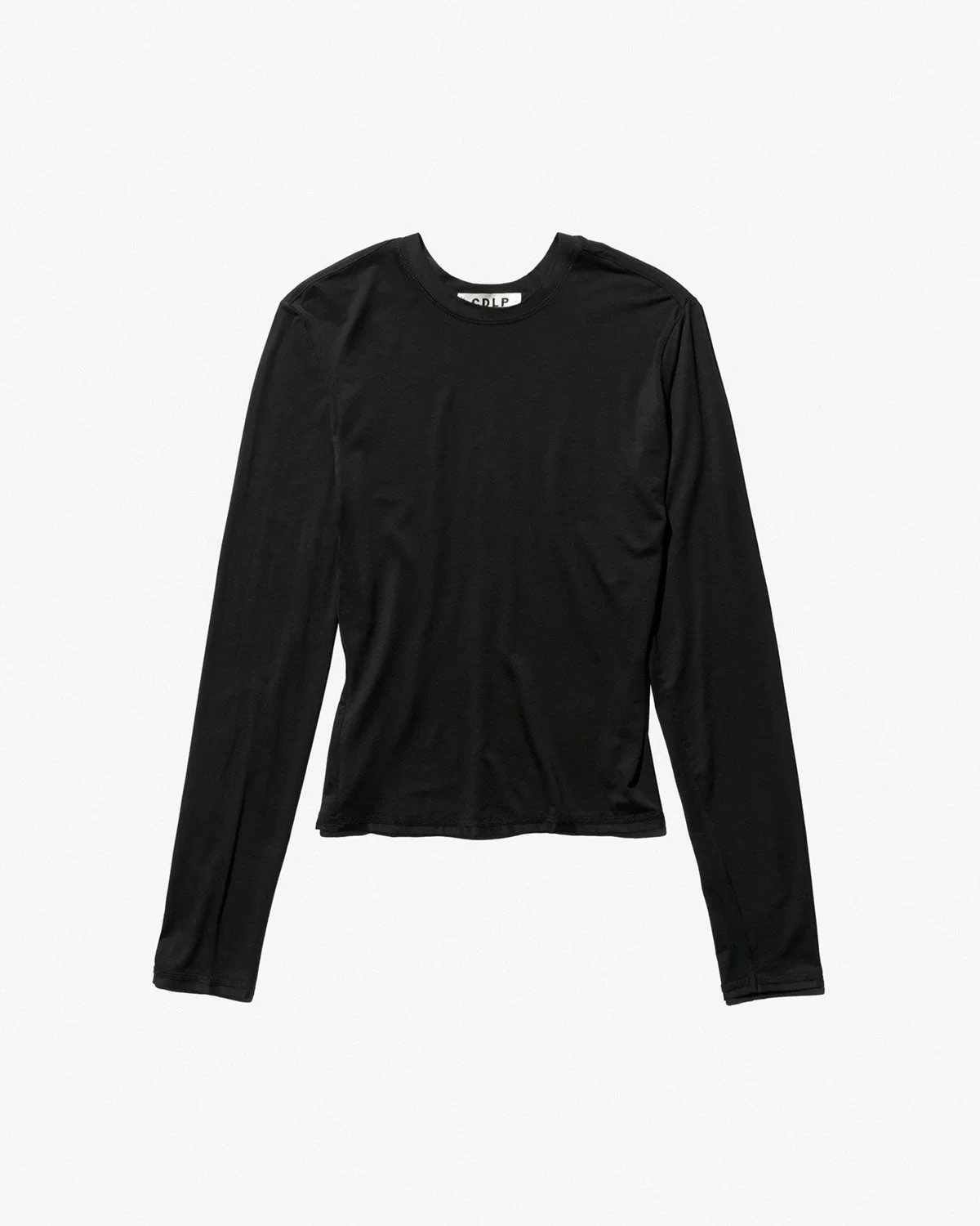 LONG SLEEVE LIGHTWEIGHT T-SHIRT IN BLACK