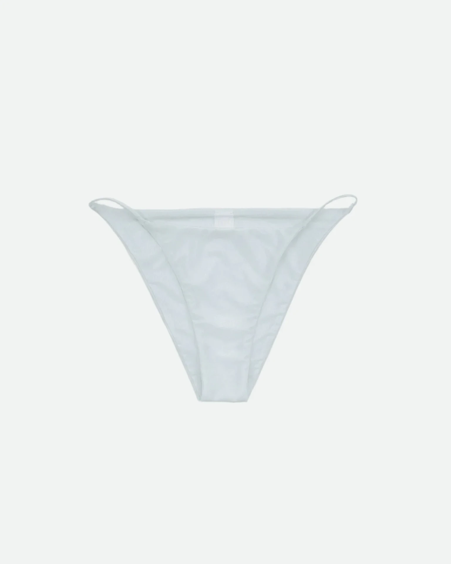 LOW-RISE BIKINI IN AQUA