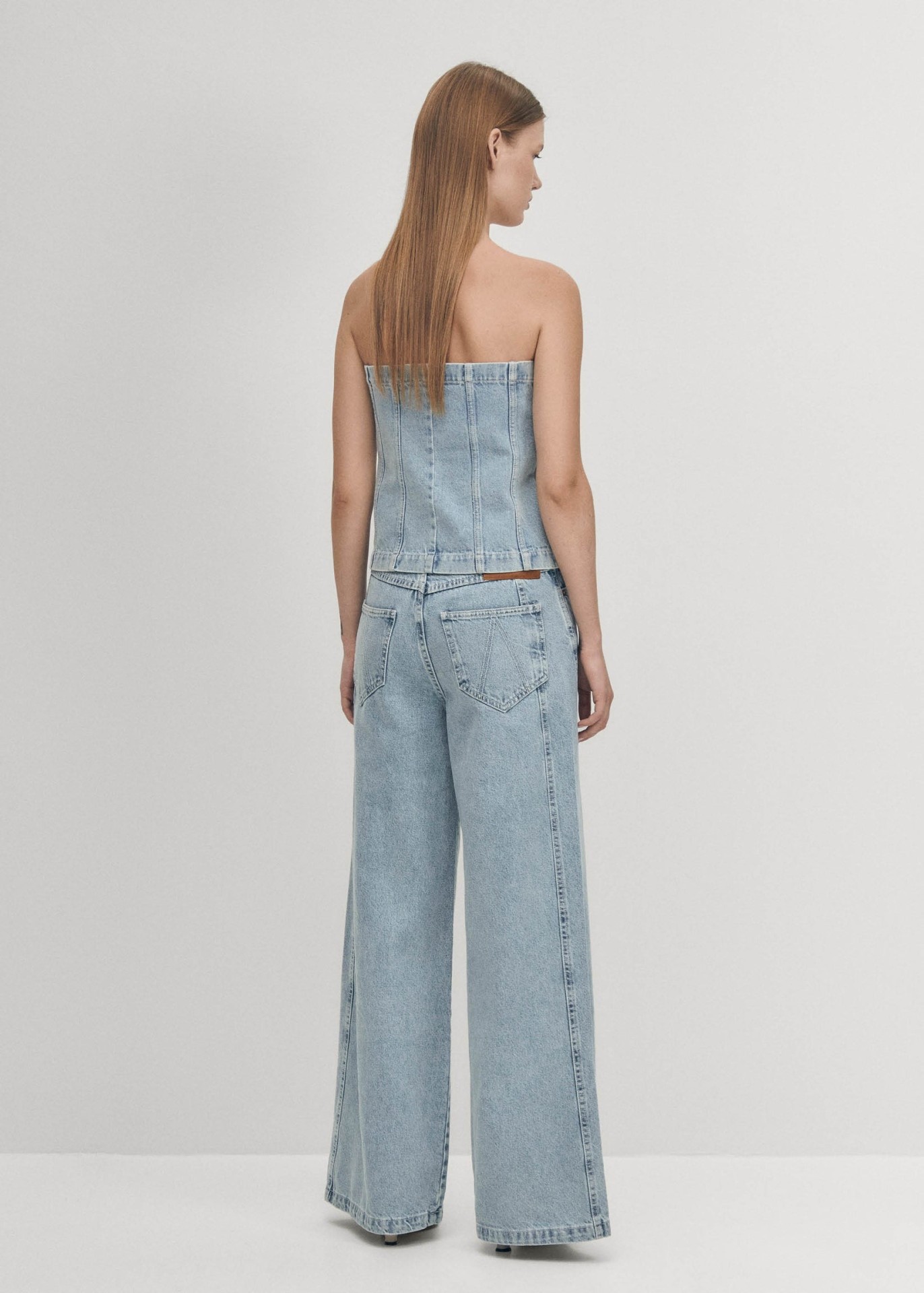 MAGDA DENIM PANTS IN BLUE