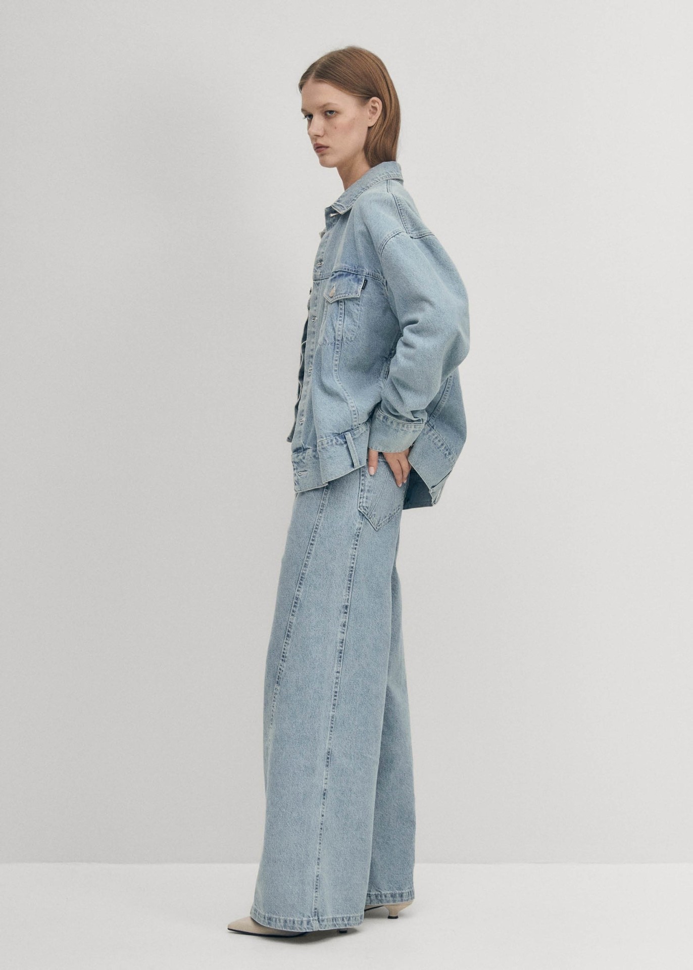 MAGDA DENIM PANTS IN BLUE