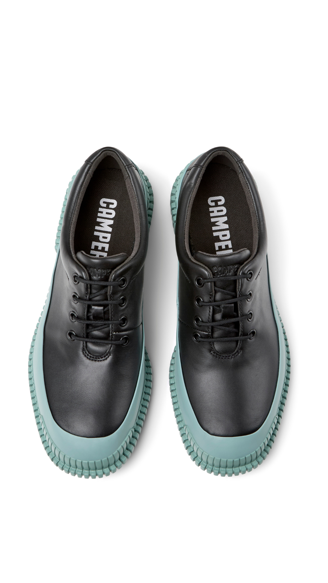MEN'S PIX MULTICOLOR LEATHER SHOES IN GREEN