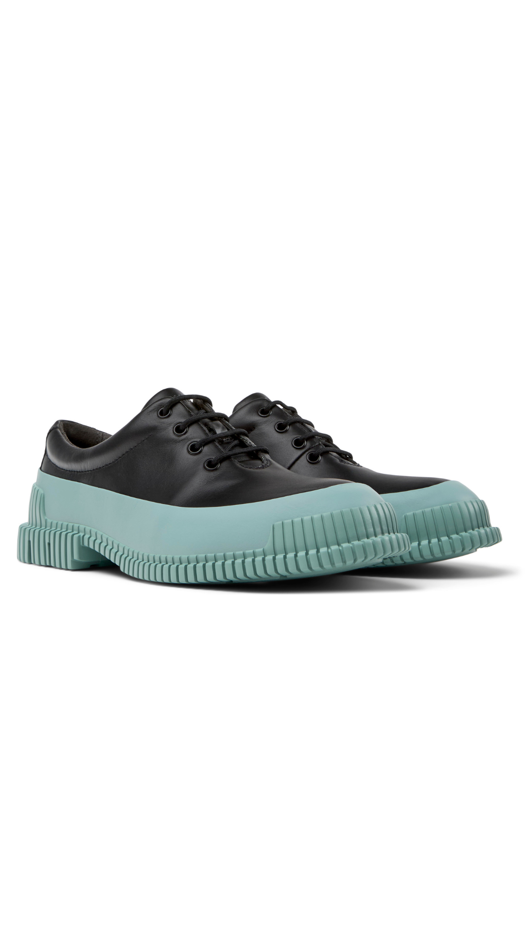 MEN'S PIX MULTICOLOR LEATHER SHOES IN GREEN