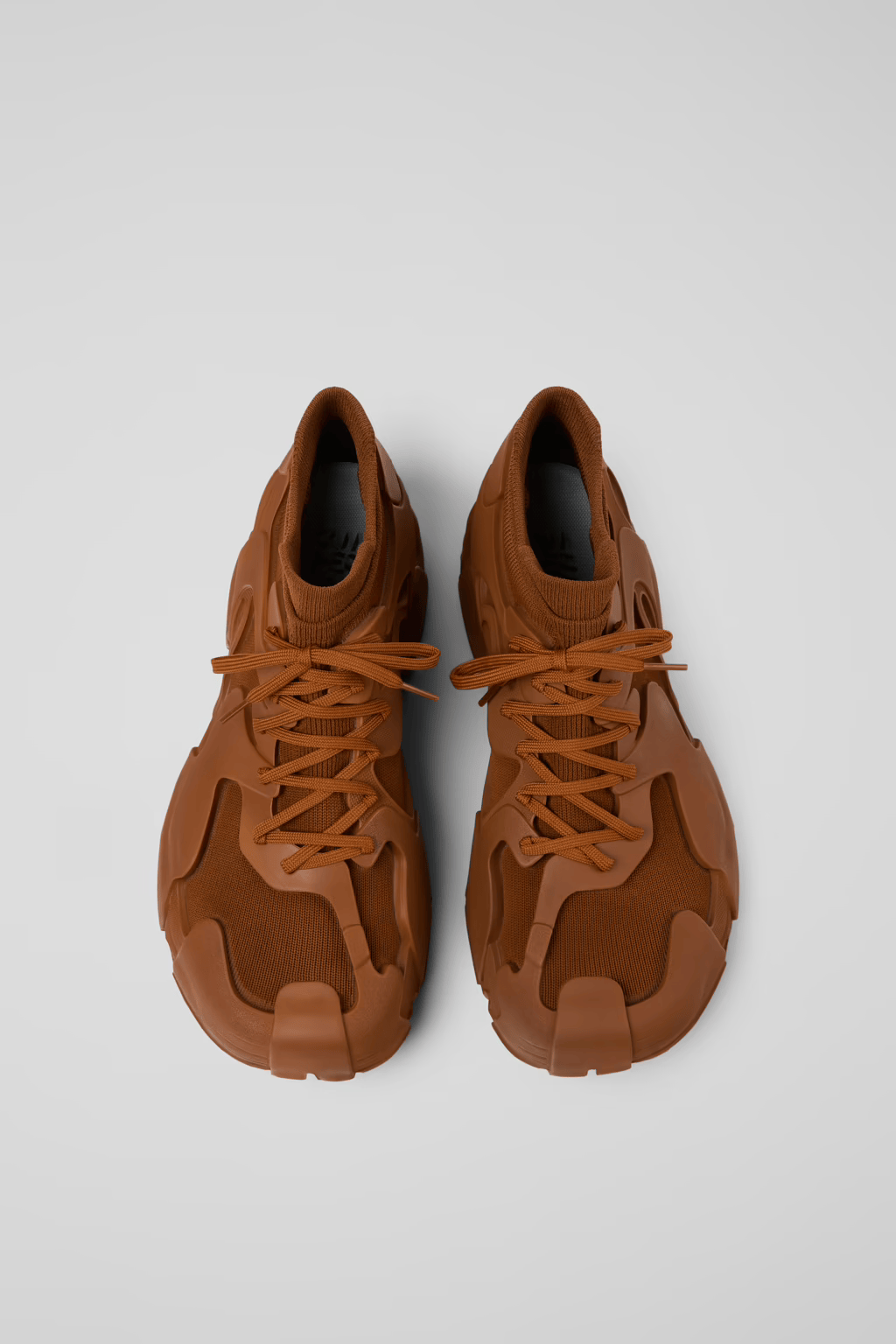 MEN'S TOSSU SOCK SNEAKERS IN BROWN