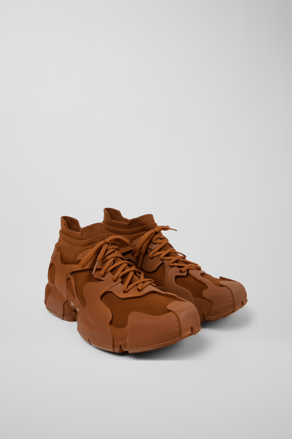 MEN'S TOSSU SOCK SNEAKERS IN BROWN