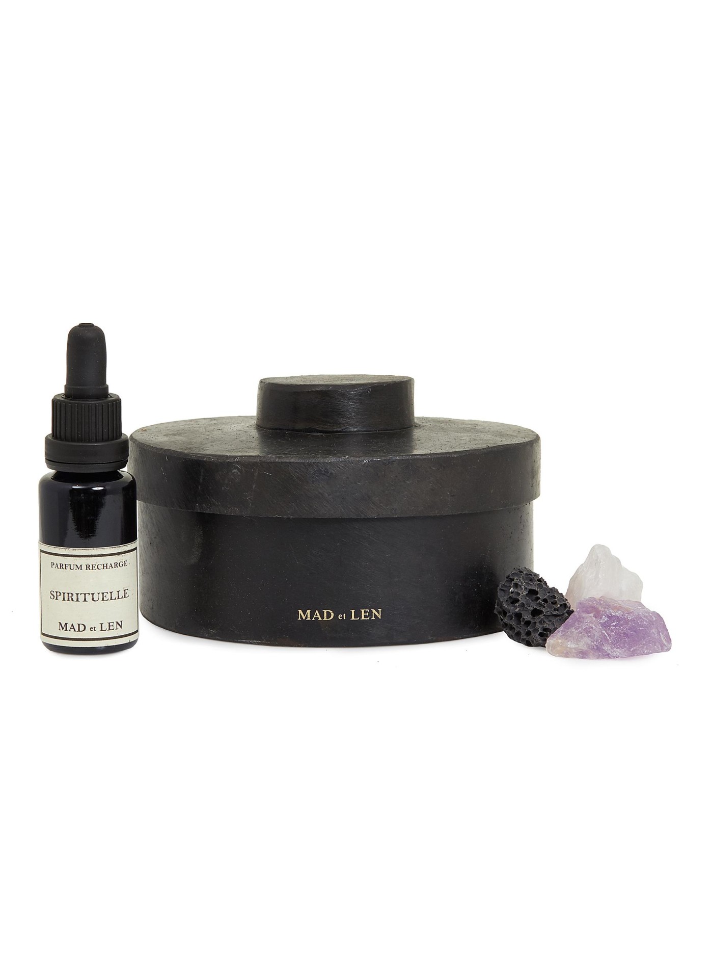 MINI FLAT POT POURRI PINK+ LAVA (SPIRITUELLE) + 4 REFILLINGS