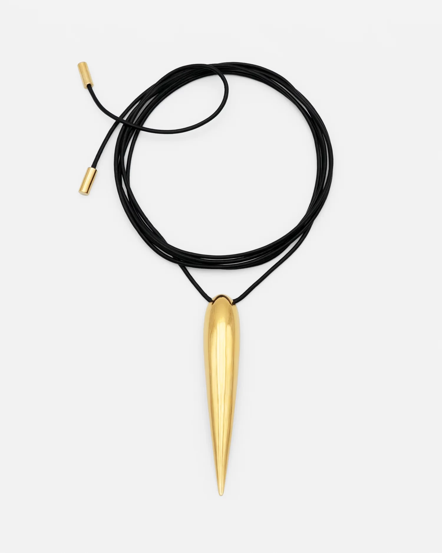 NAIL NECKLACE IN GOLD
