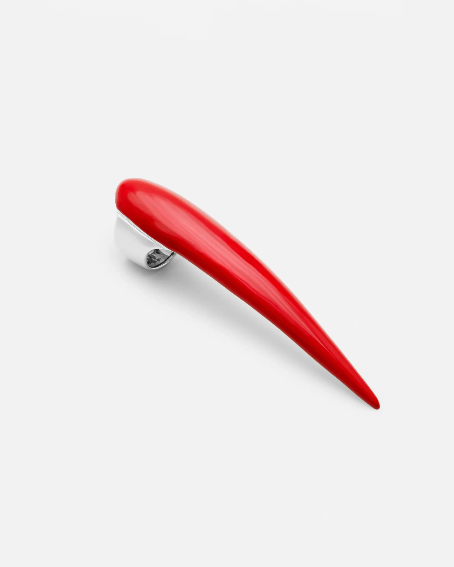 NAIL RING IN RED