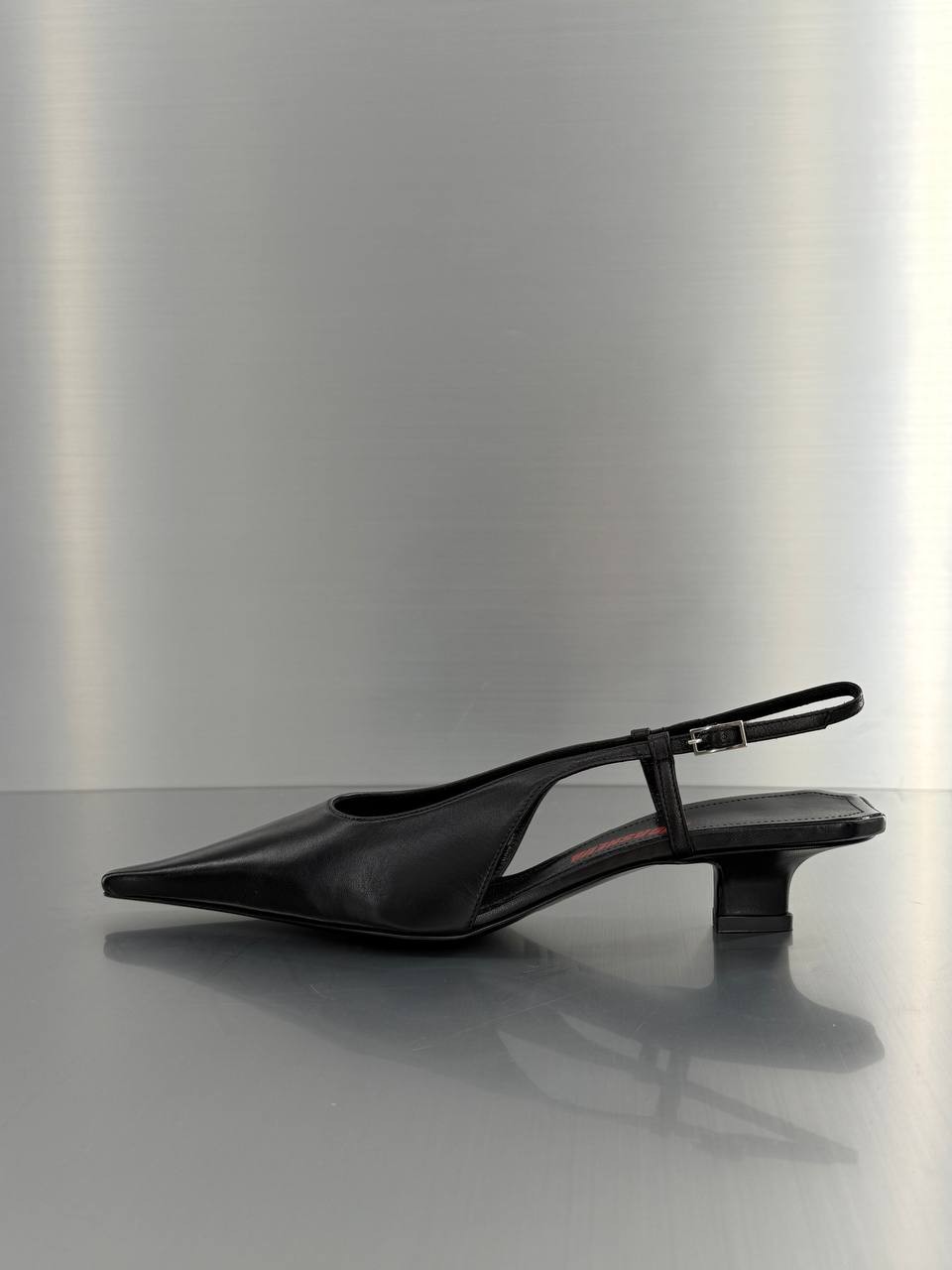 NIKA PUMPS IN BLACK NAPPA LEATHER