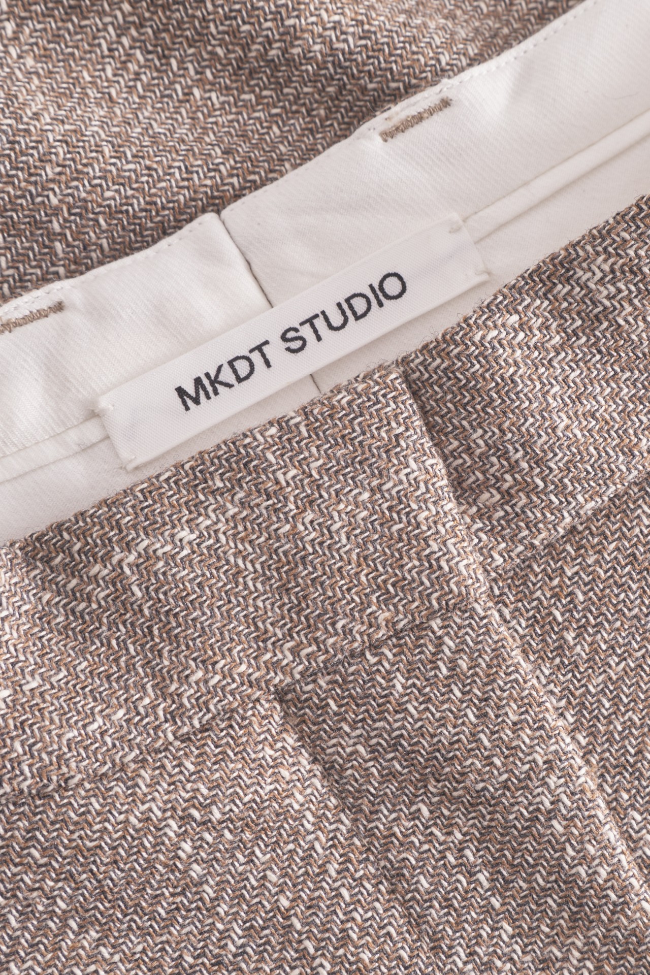 PORTLYN TROUSERS IN CINNAMON MELANGE