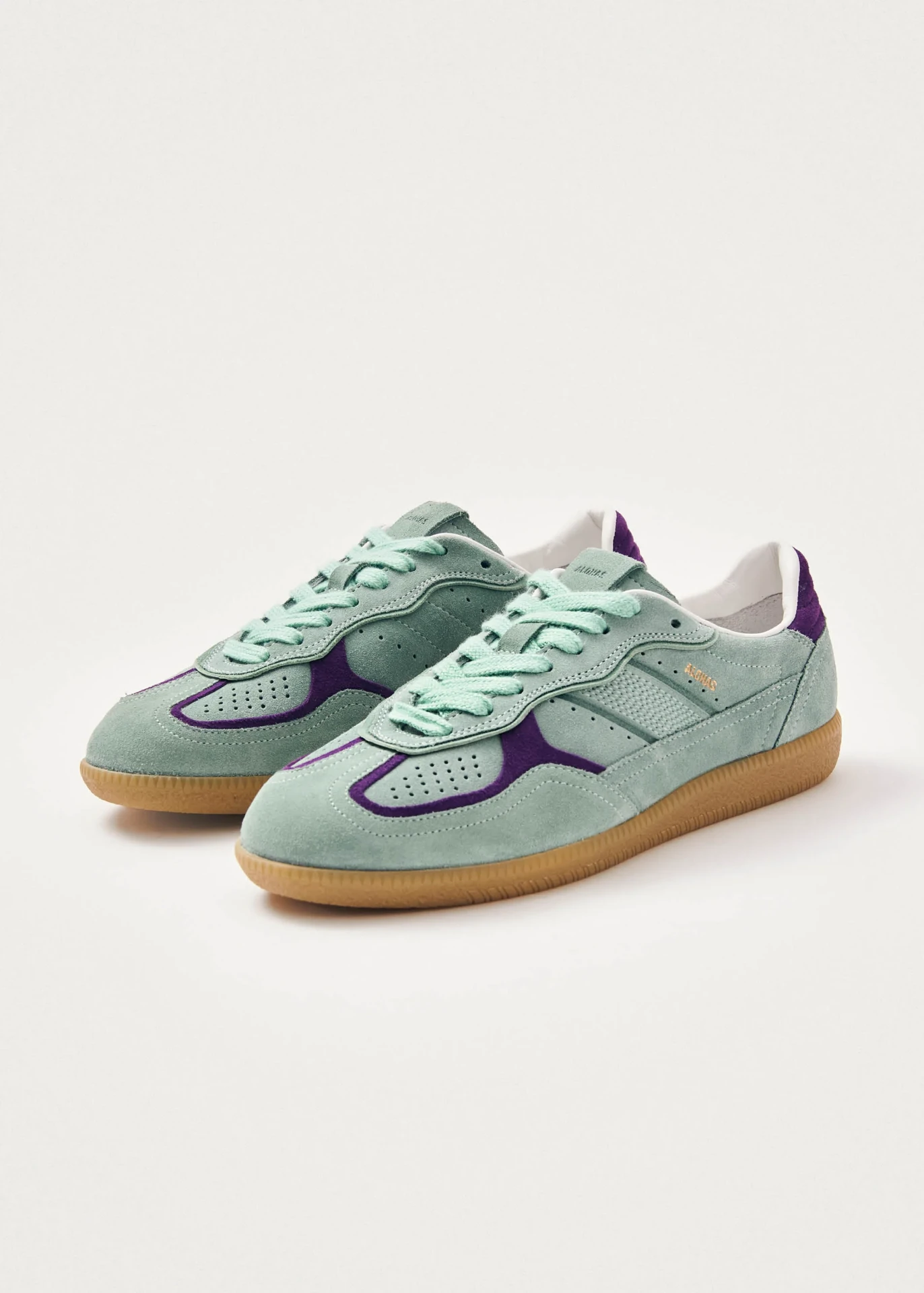 RIFE LEATHER SNEAKERS IN BLUE