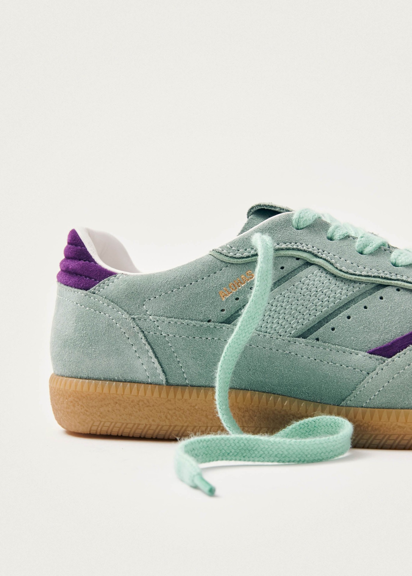 RIFE LEATHER SNEAKERS IN BLUE