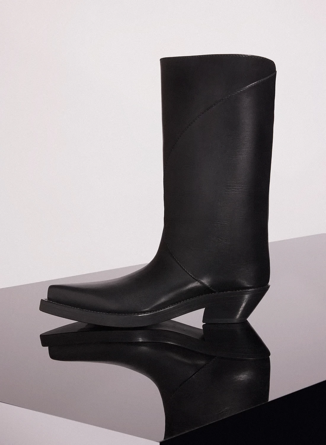 SANTIAG BOOT CALFSKIN BLACK