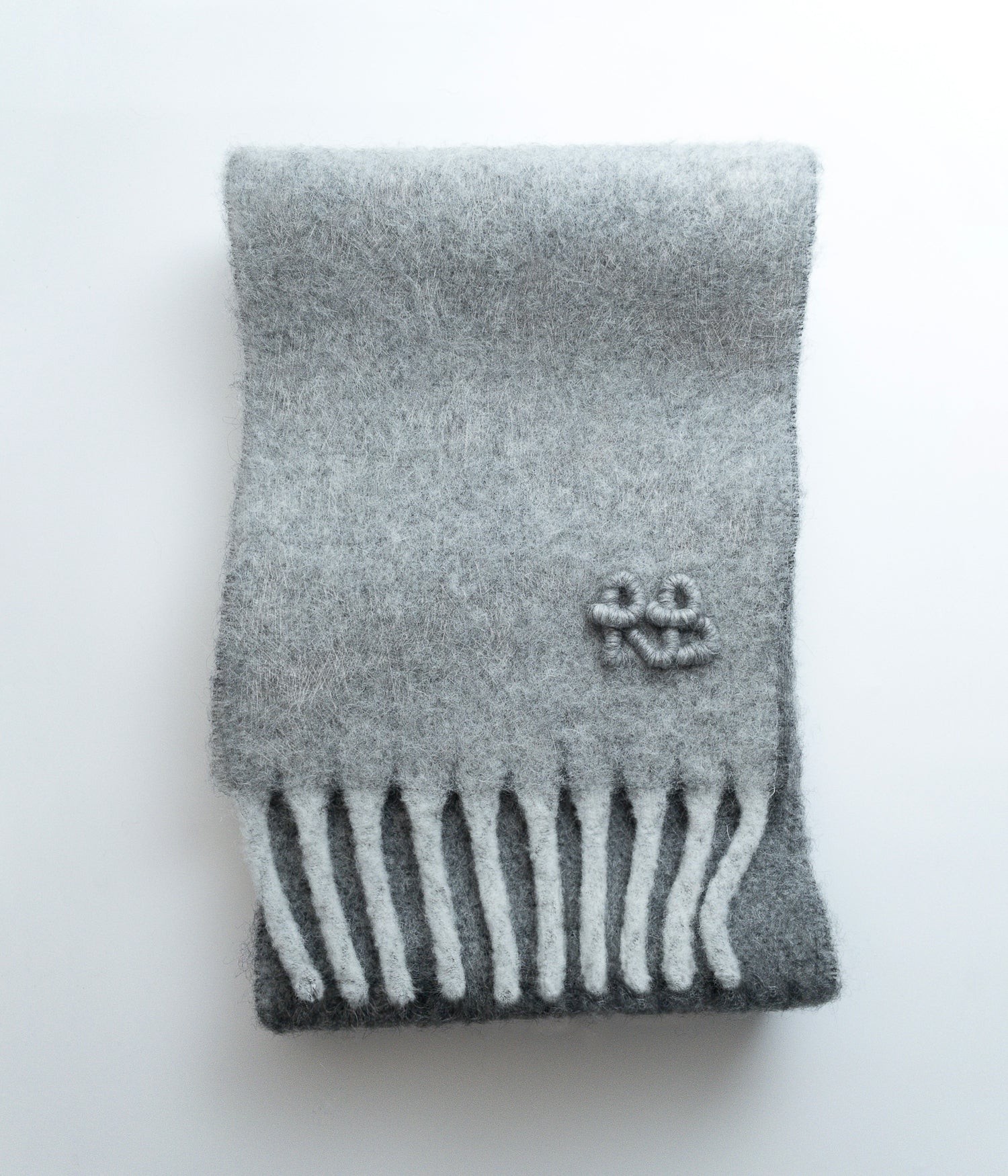 SCARF RB-LOGO IN GREY