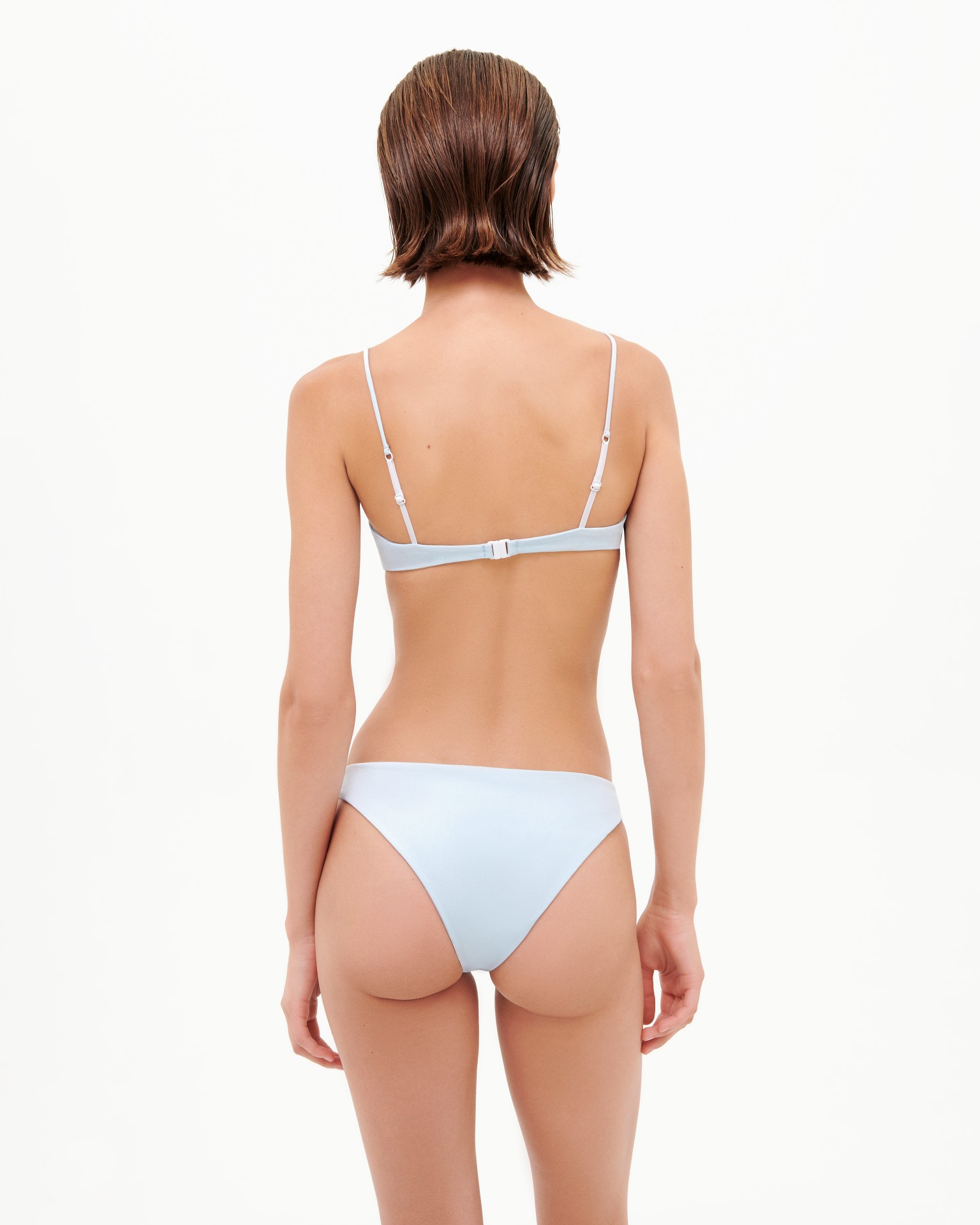 SEASHELL SWIM BRA IN AQUA