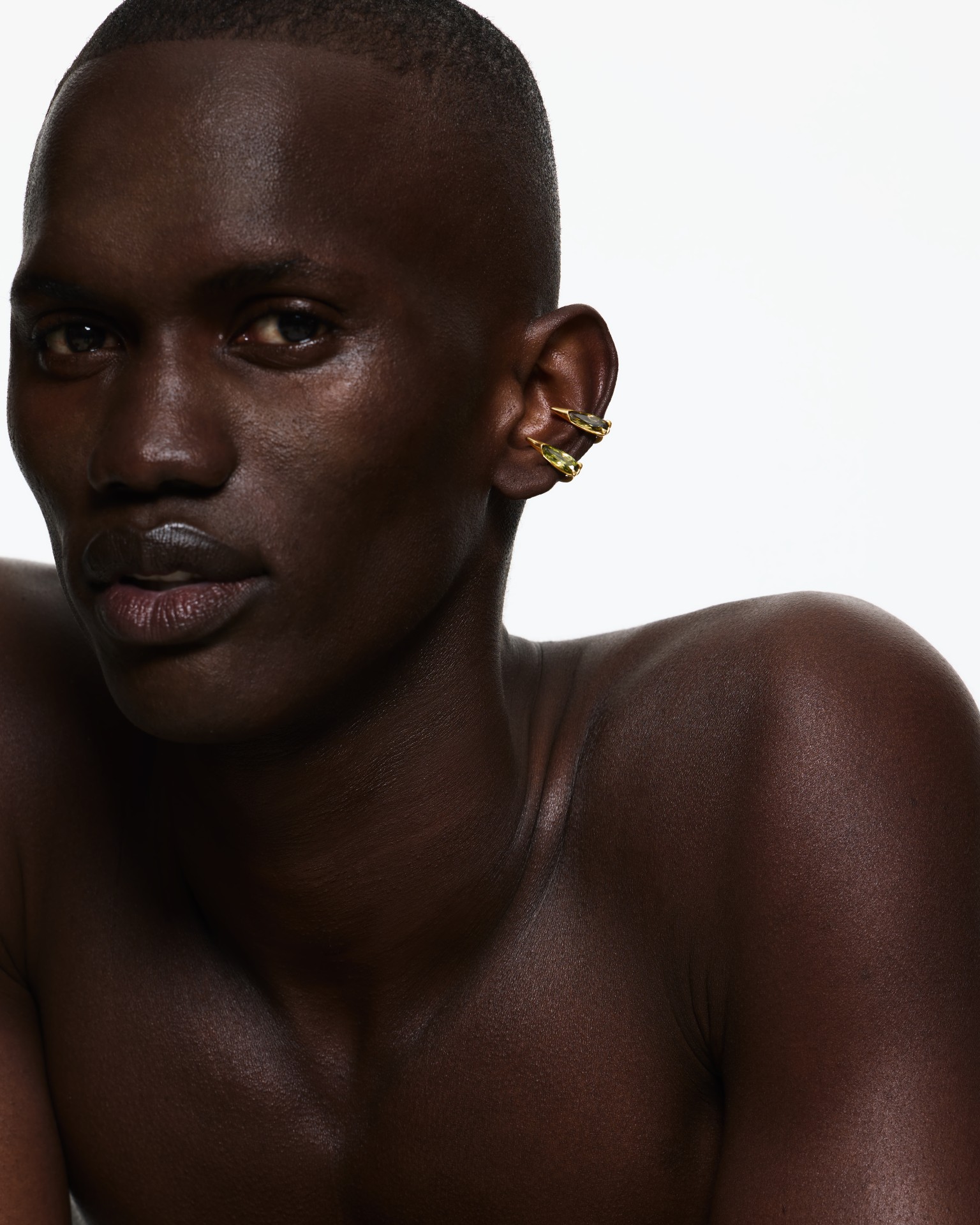 SHARP VIPER MOUTH - EAR PIECE IN OLIVE