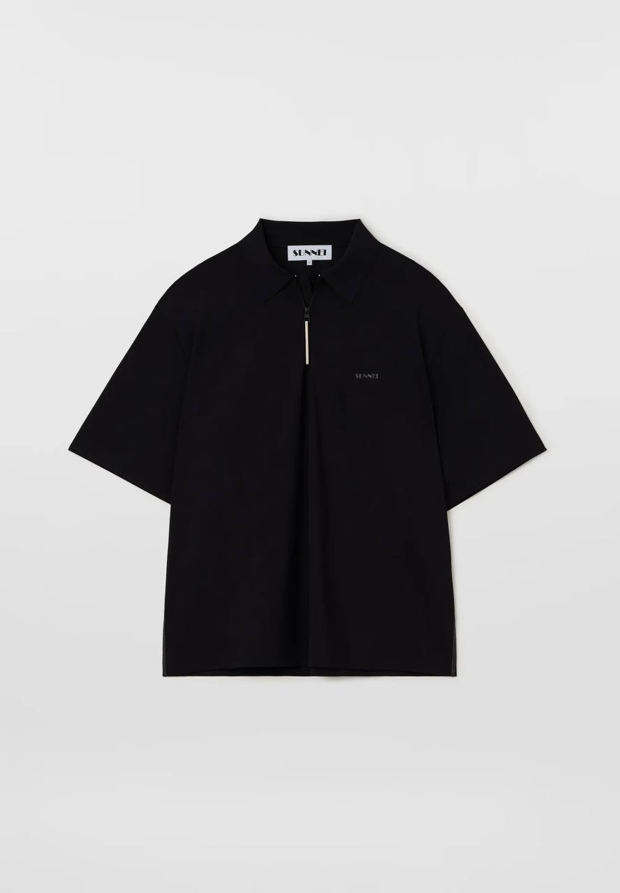 SHORTSLEEVE POLO IN BLACK