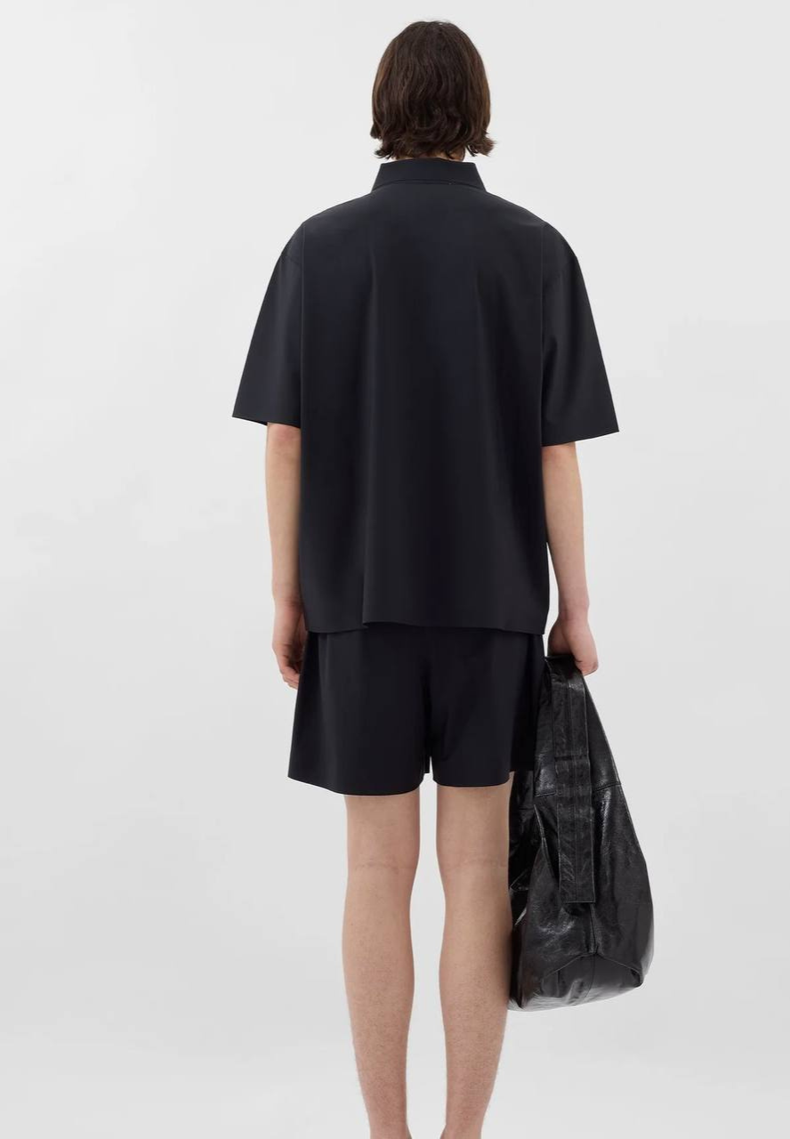 SHORTSLEEVE POLO IN BLACK