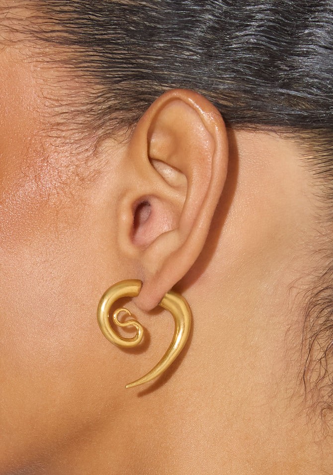 SPINA SERPENT PIERCING IN GOLD