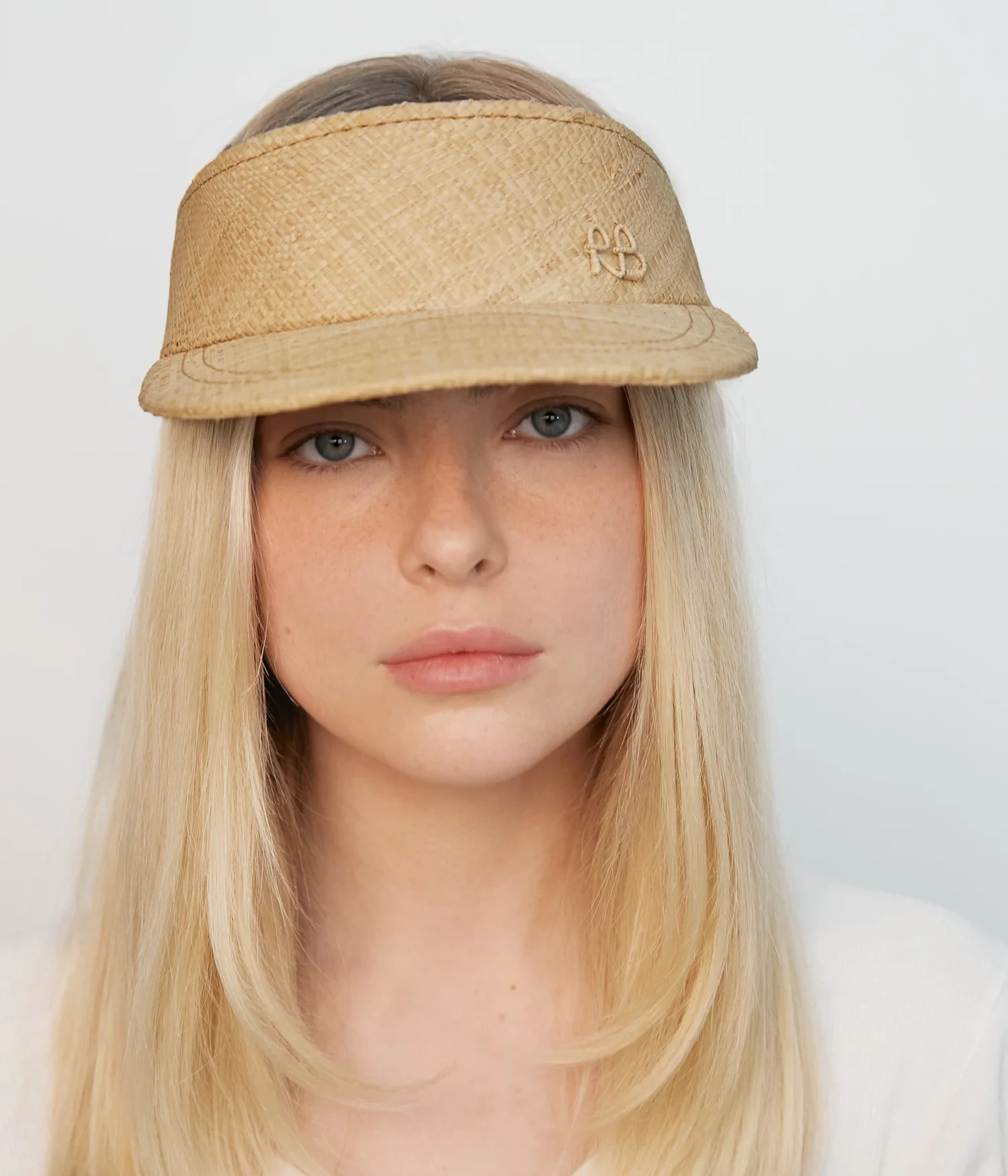 VISOR NATURAL STRAW